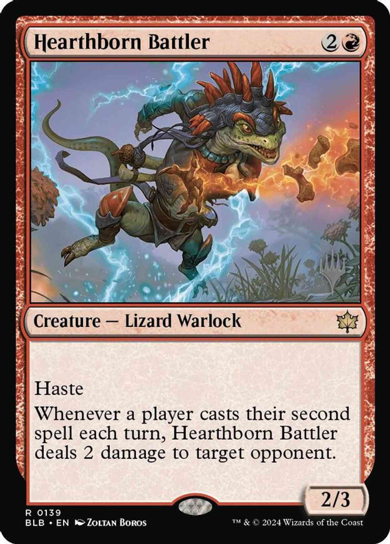 Hearthborn Battler magic card front