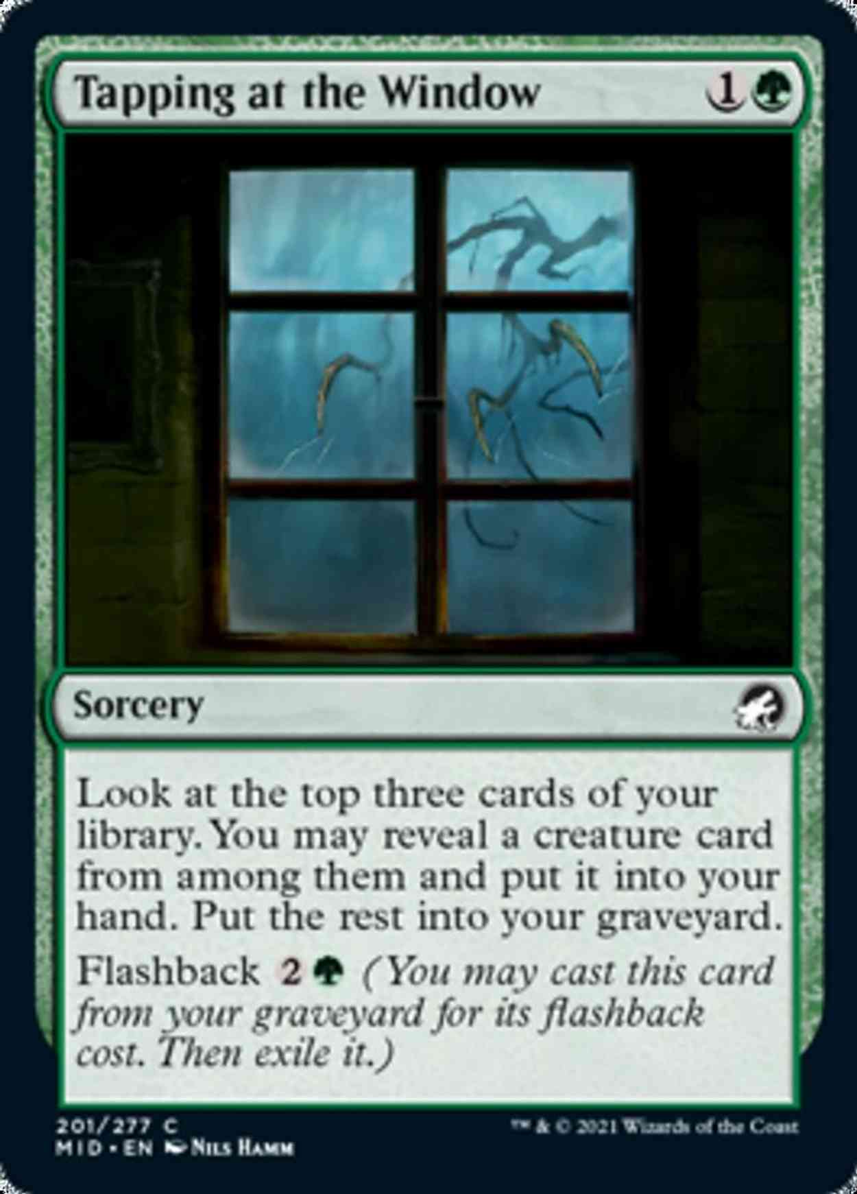 Tapping at the Window magic card front