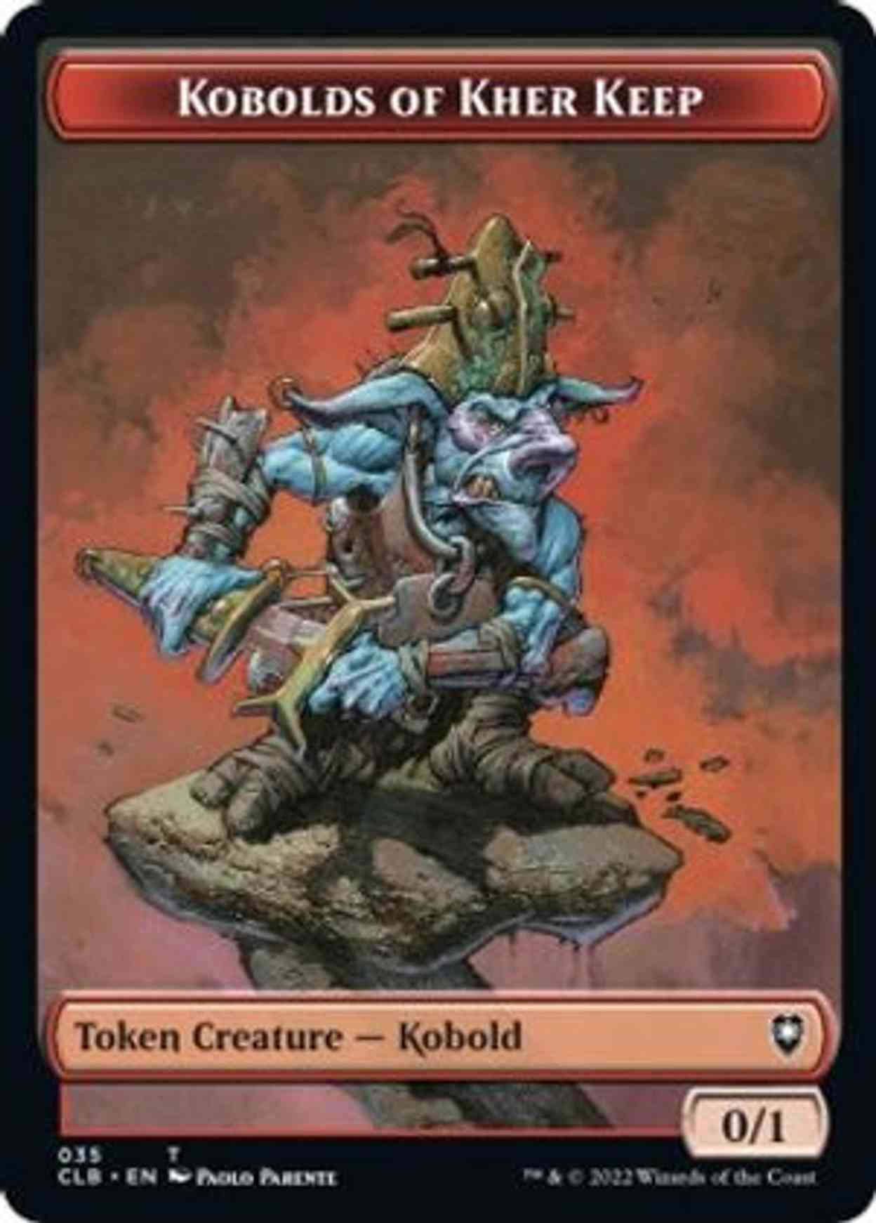 Kobolds of Kher Keep // Treasure Double-sided Token magic card front