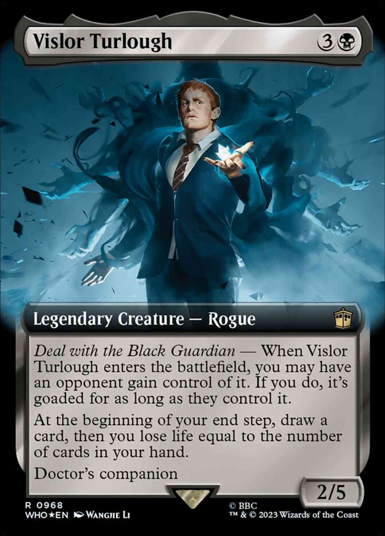 Vislor Turlough (Extended Art) (Surge Foil) magic card front