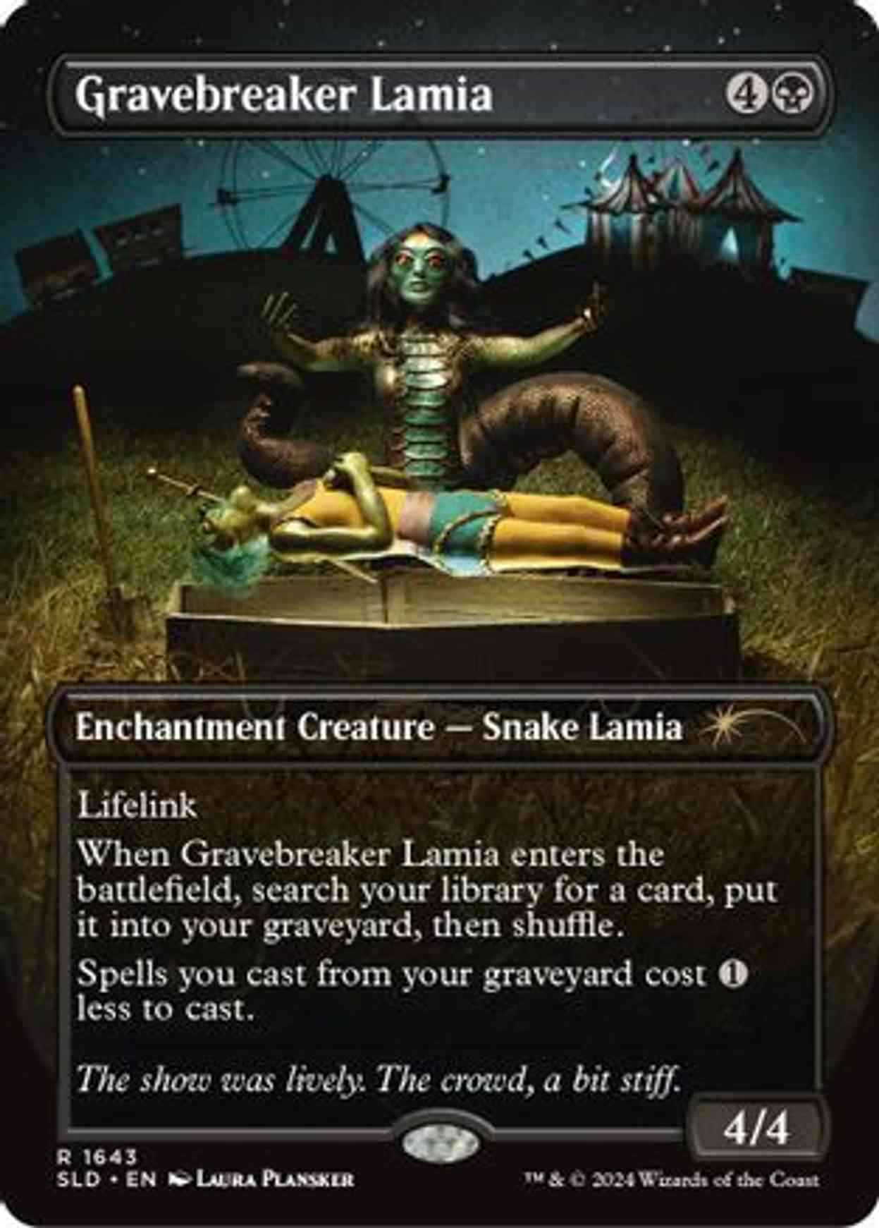 Gravebreaker Lamia magic card front