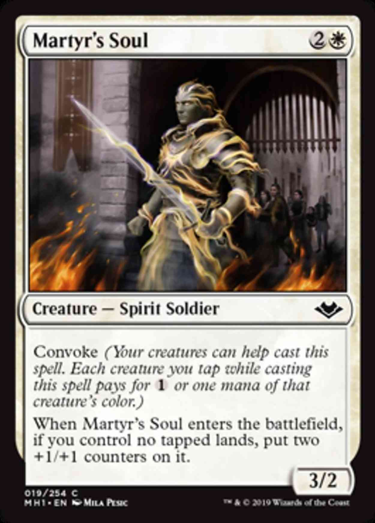 Martyr's Soul magic card front