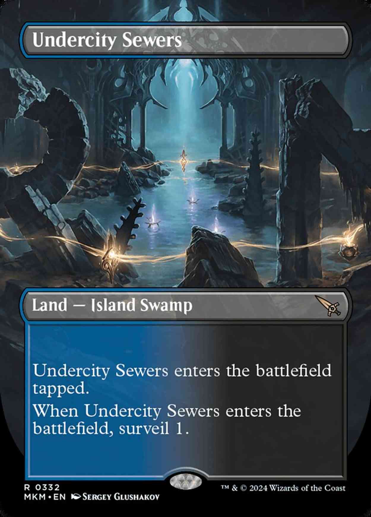 Undercity Sewers (Borderless) magic card front