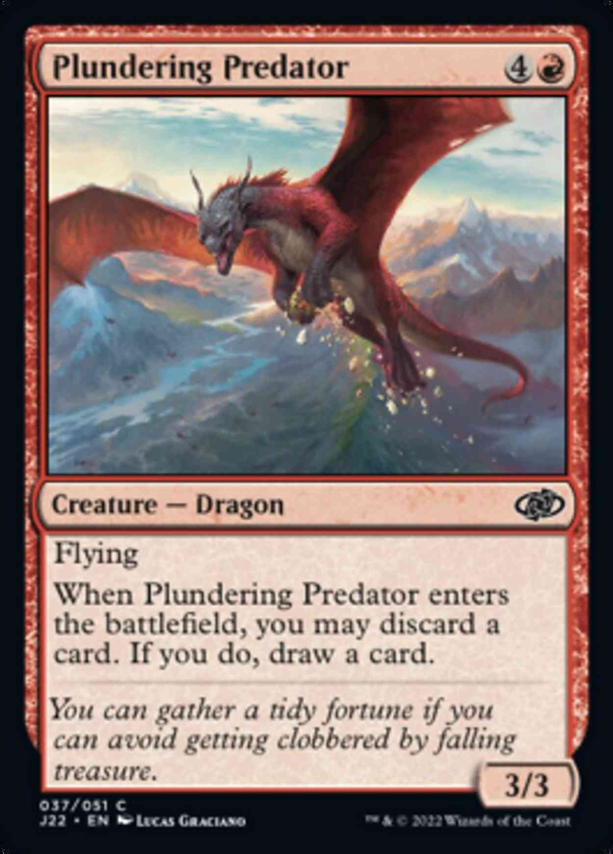 Plundering Predator magic card front