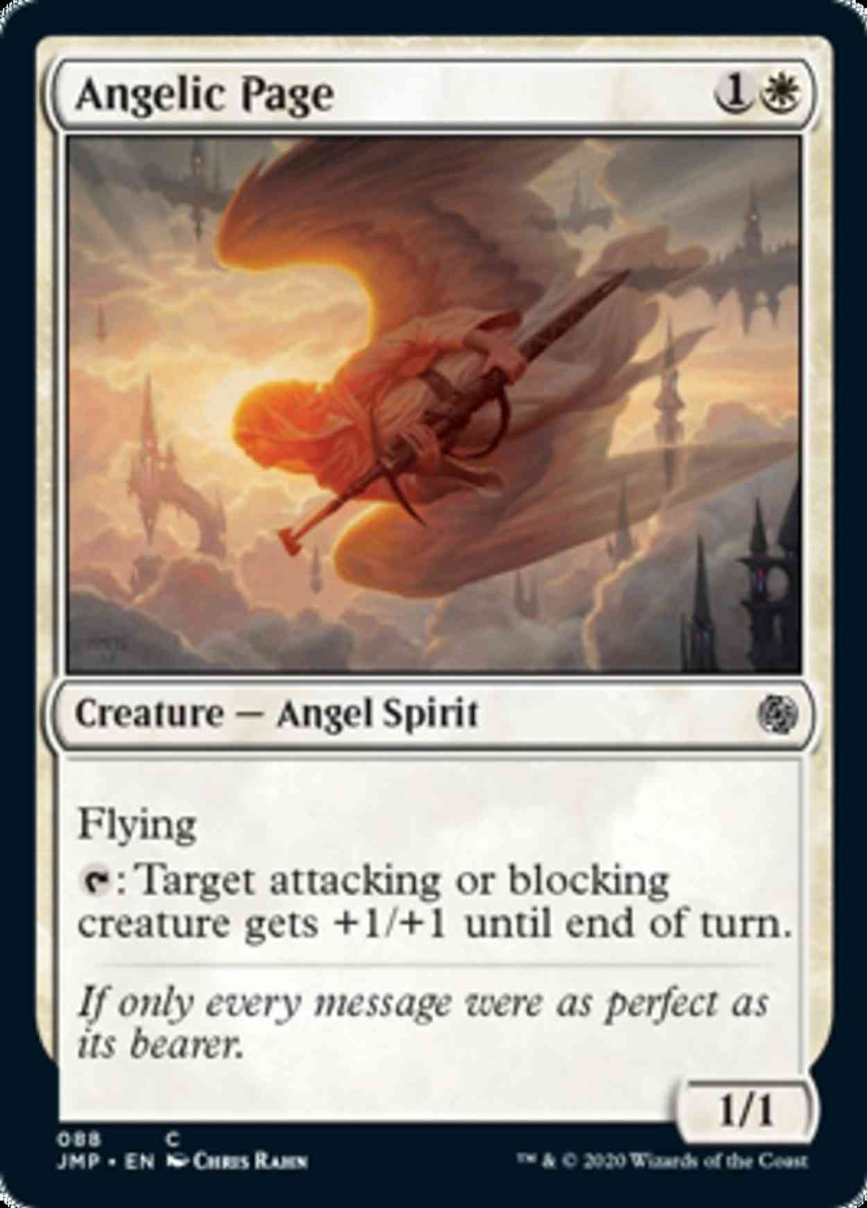 Angelic Page magic card front