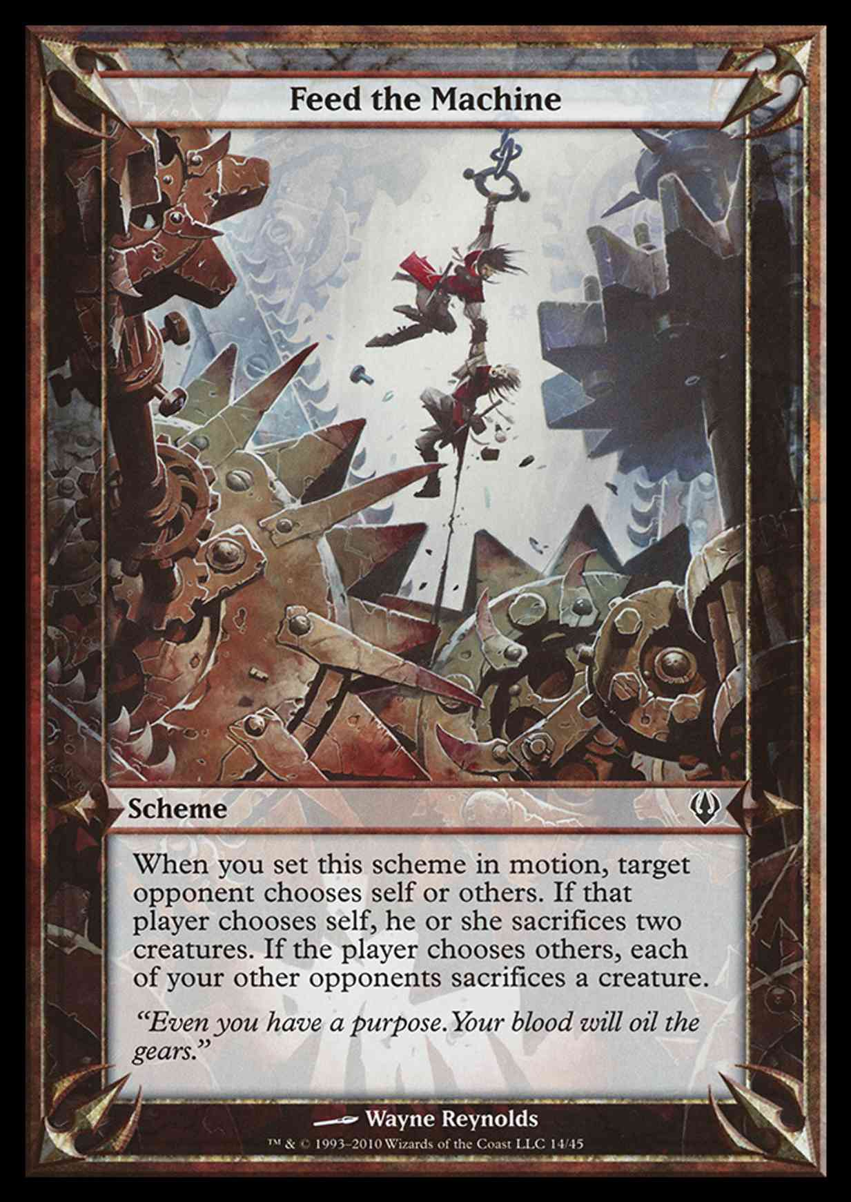 Feed the Machine (Archenemy) magic card front