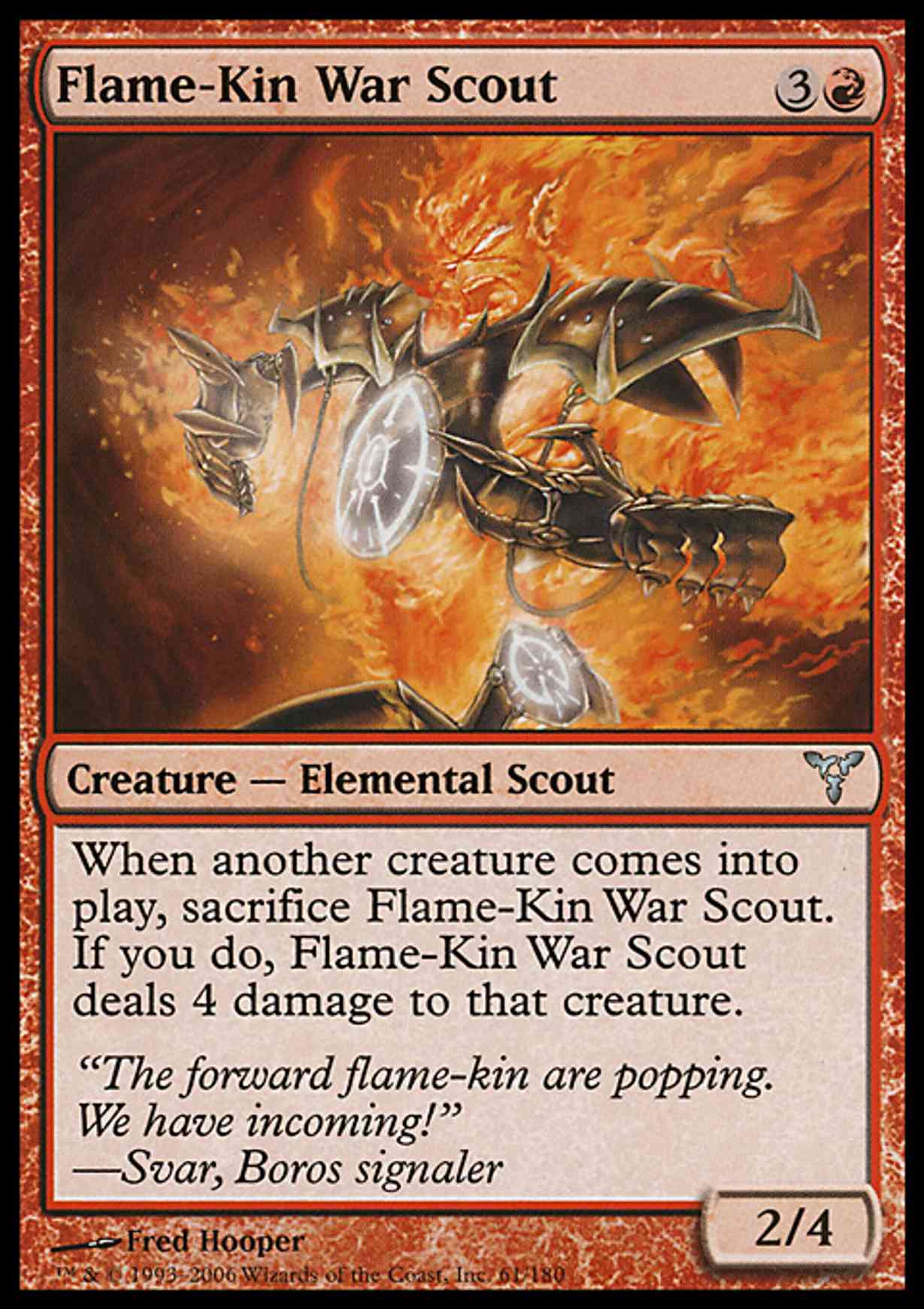 Flame-Kin War Scout magic card front