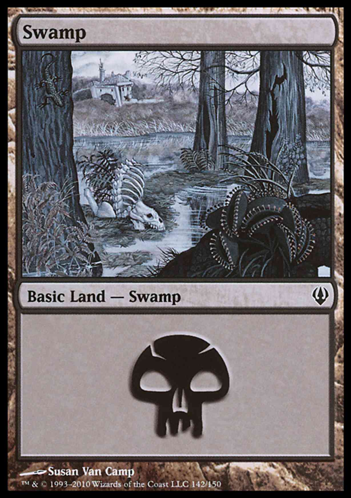 Swamp (142) magic card front