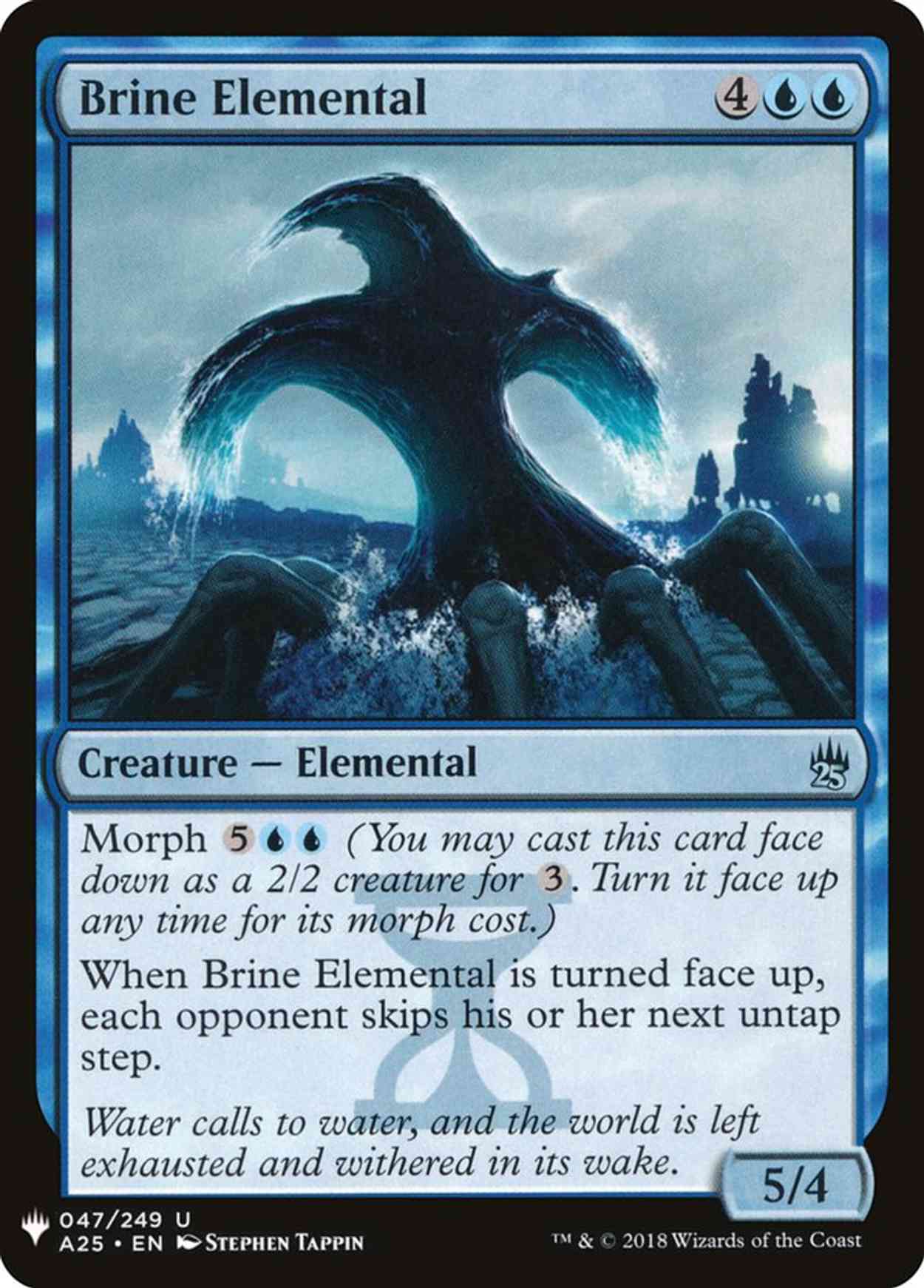 Brine Elemental magic card front