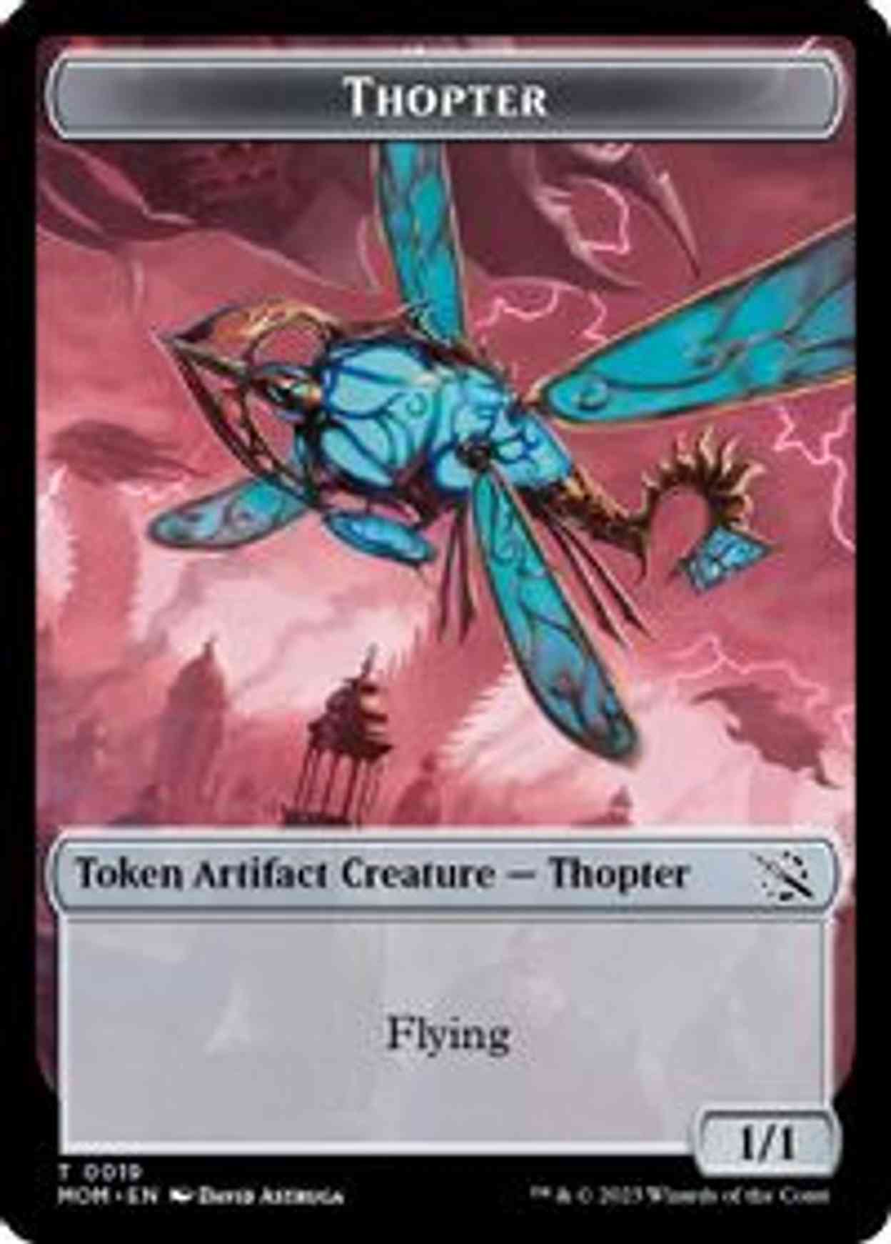 Thopter Token magic card front