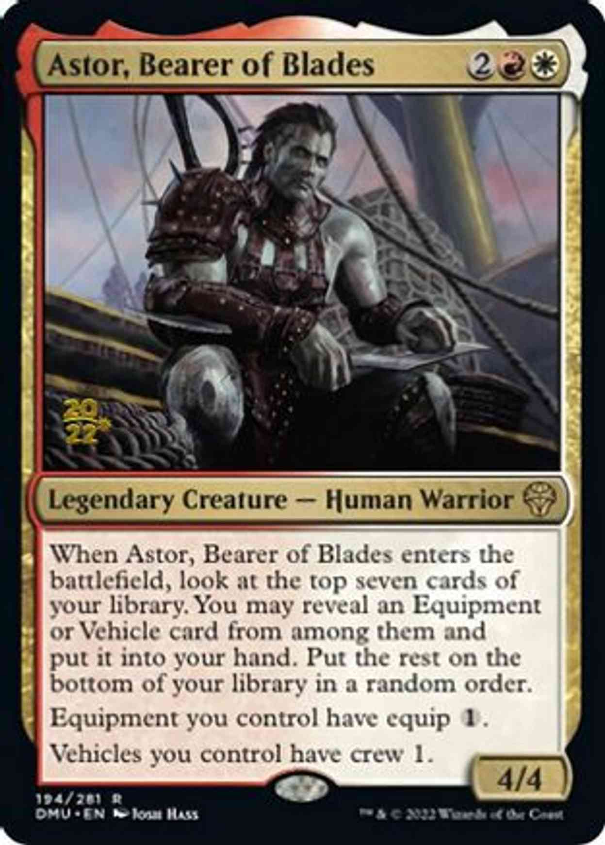 Astor, Bearer of Blades magic card front