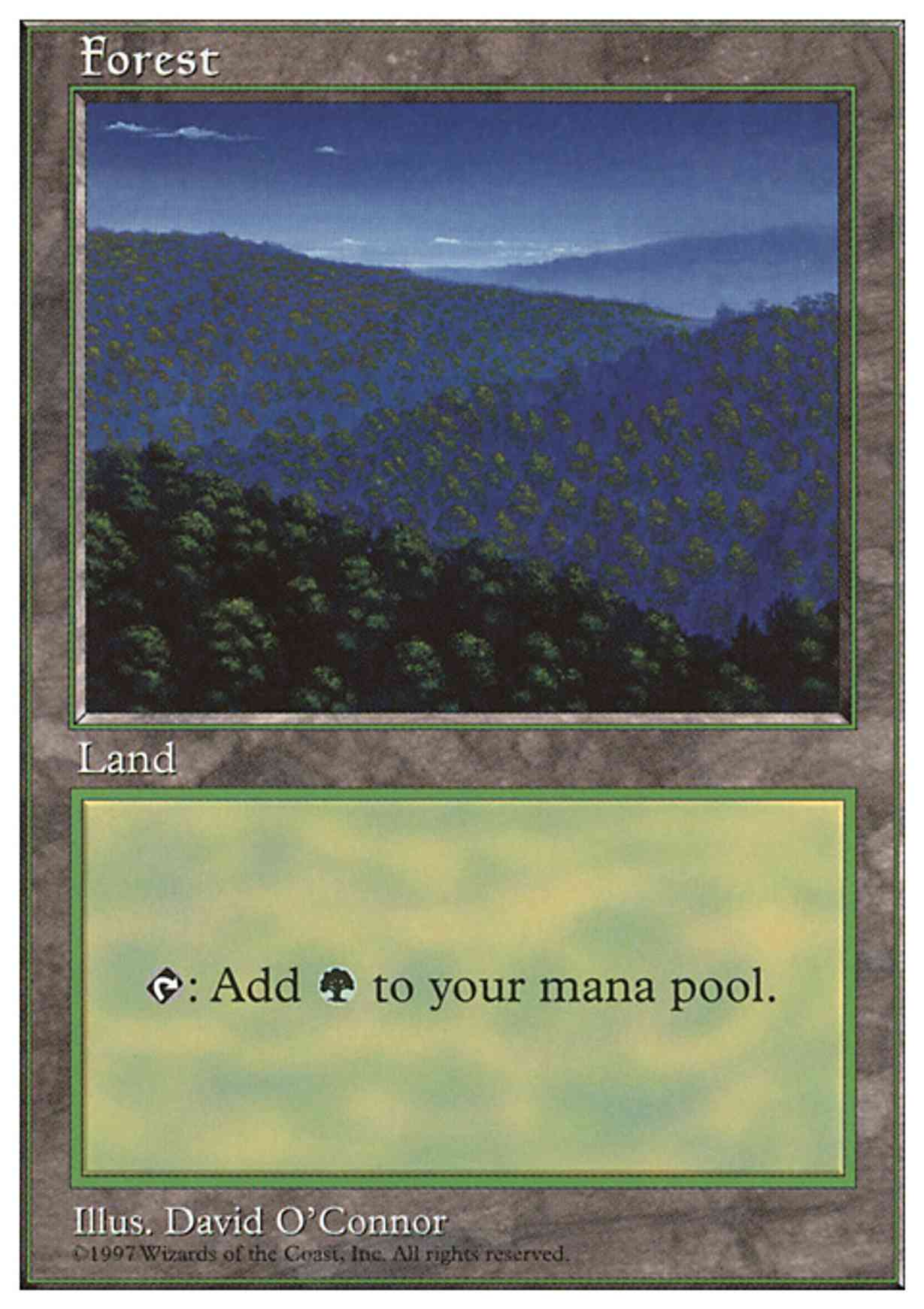 Forest (447) magic card front