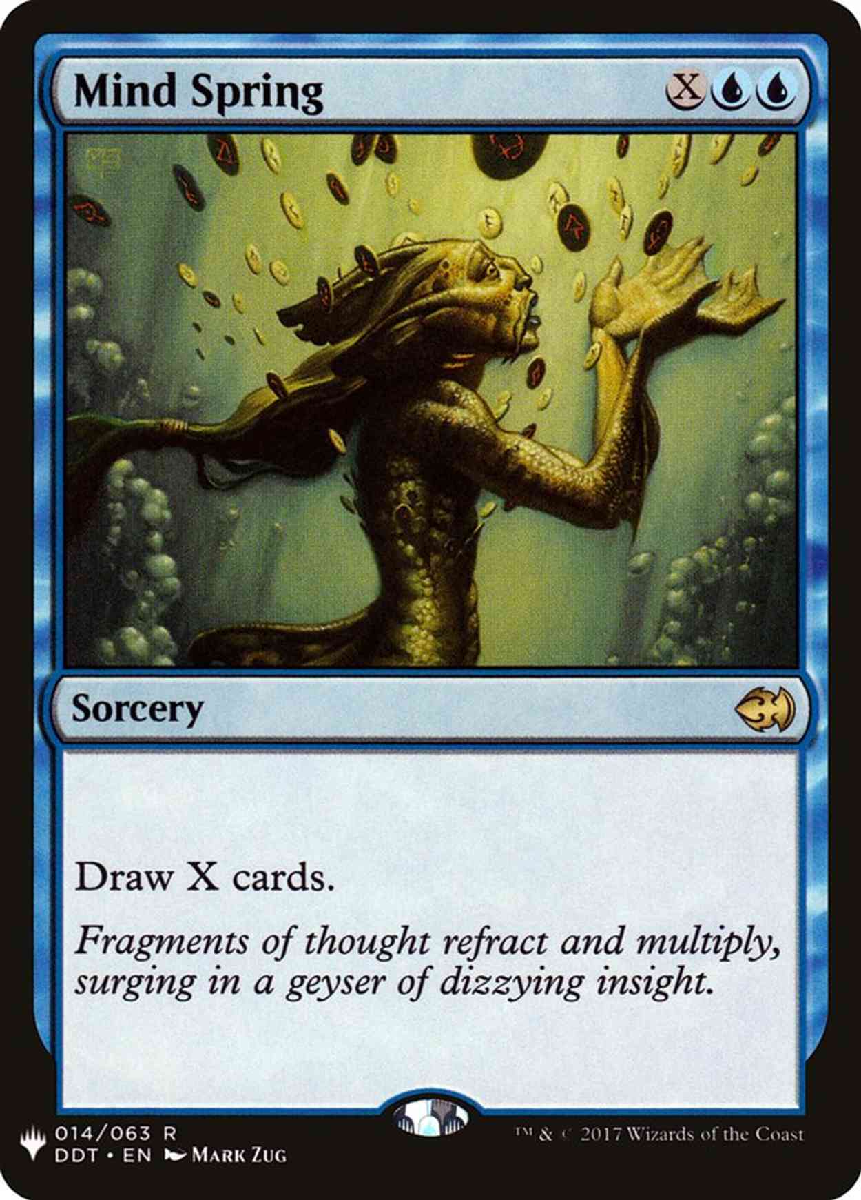 Mind Spring magic card front