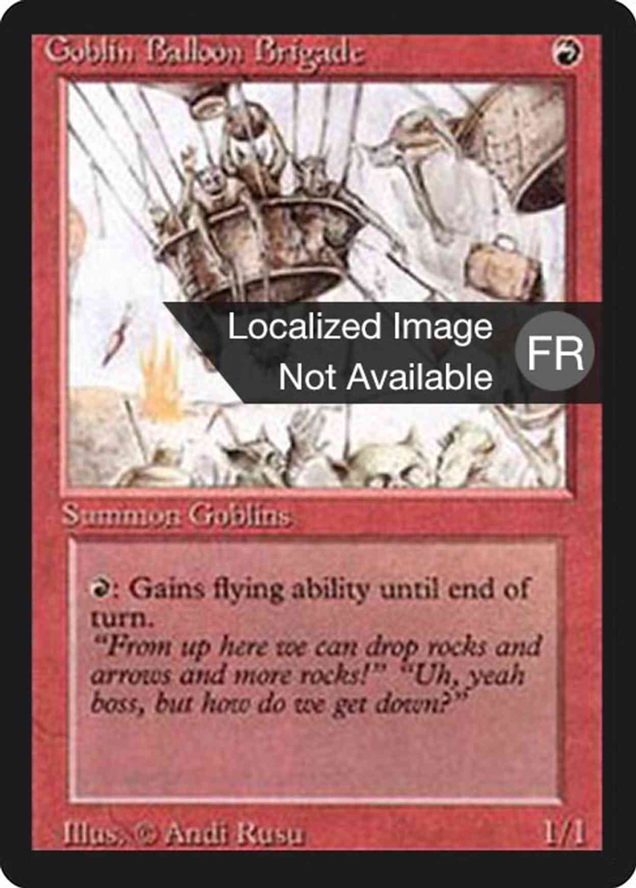 Goblin Balloon Brigade magic card front