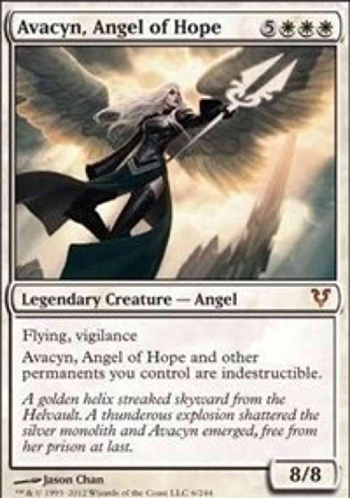 Avacyn, Angel of Hope (Oversized) magic card front