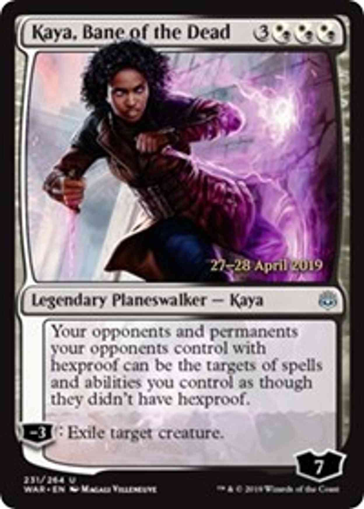 Kaya, Bane of the Dead magic card front