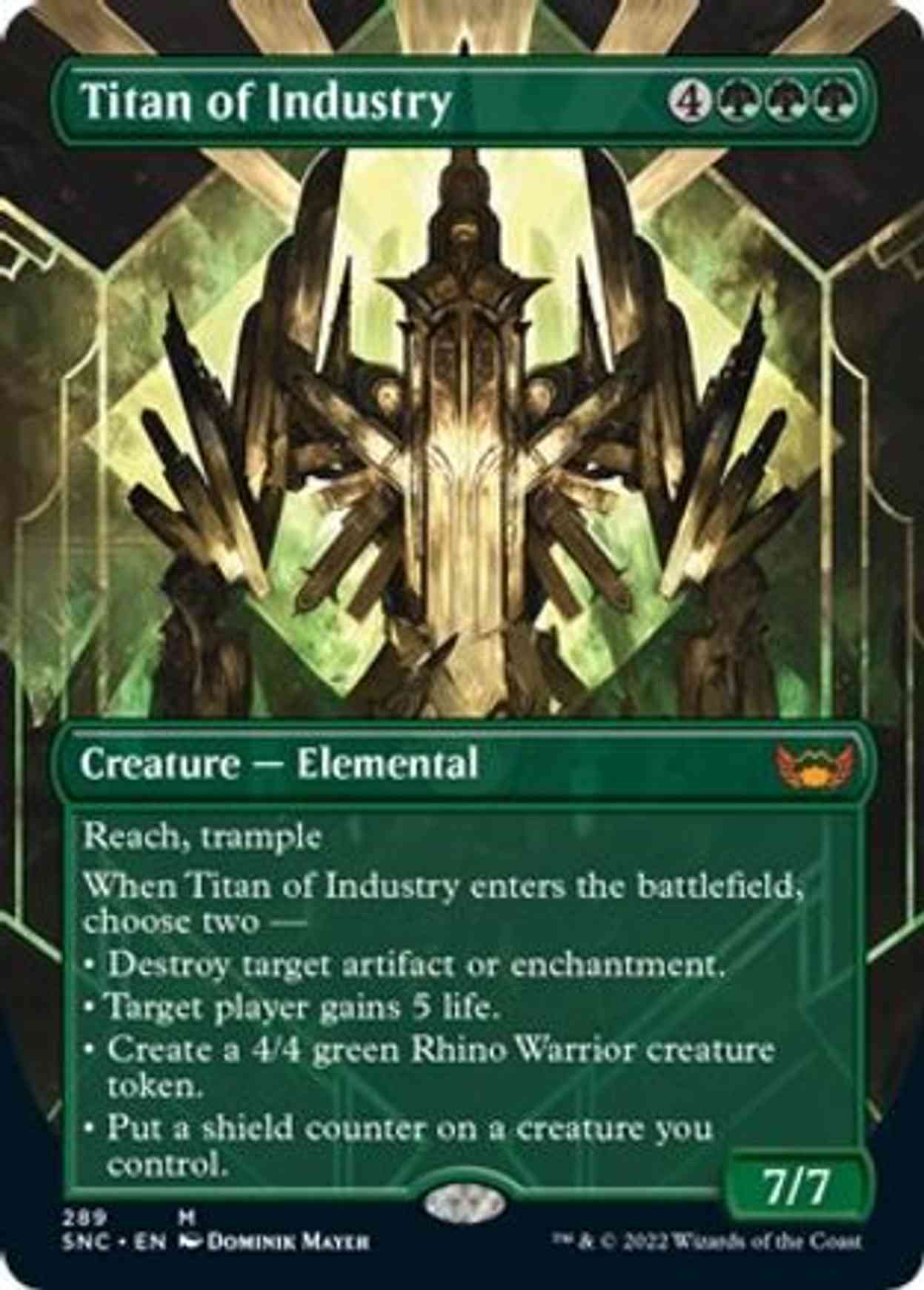 Titan of Industry (Borderless) magic card front