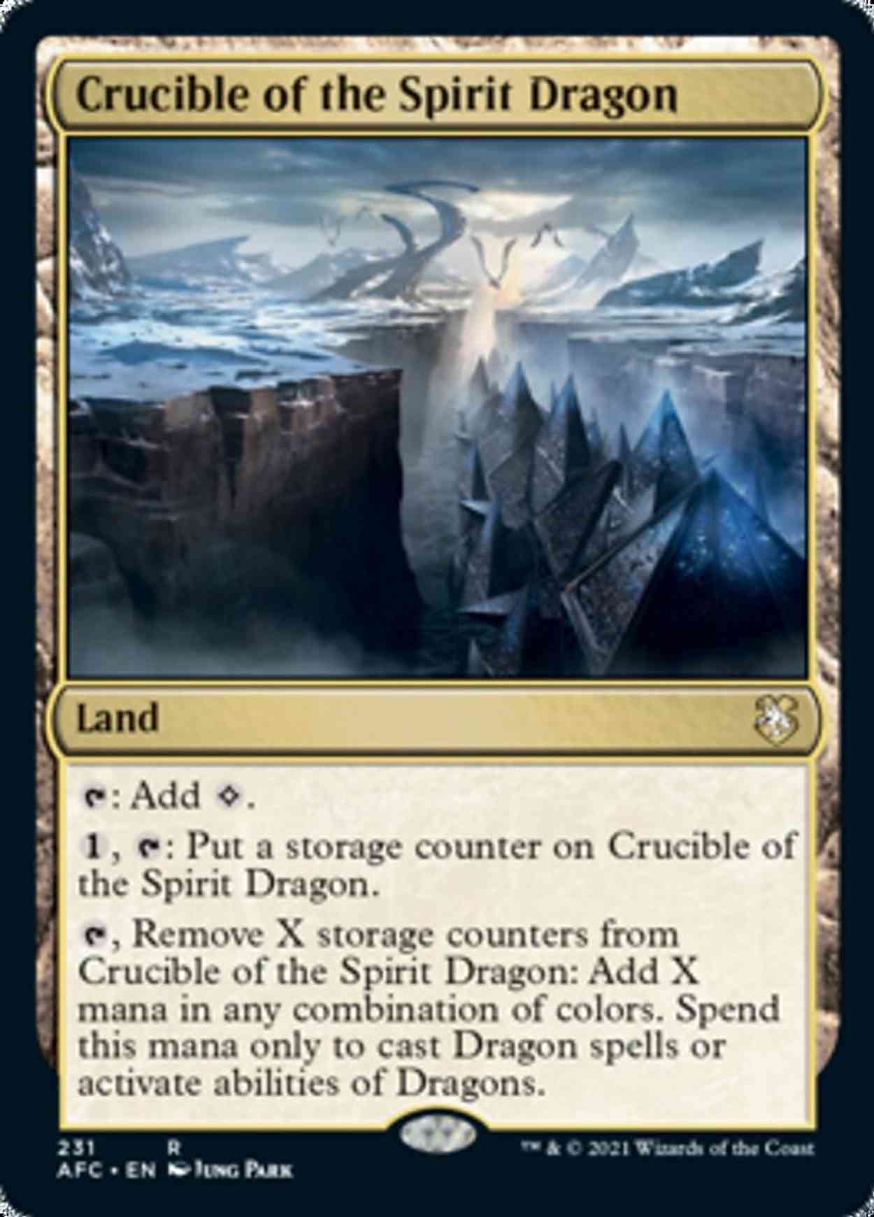 Crucible of the Spirit Dragon magic card front