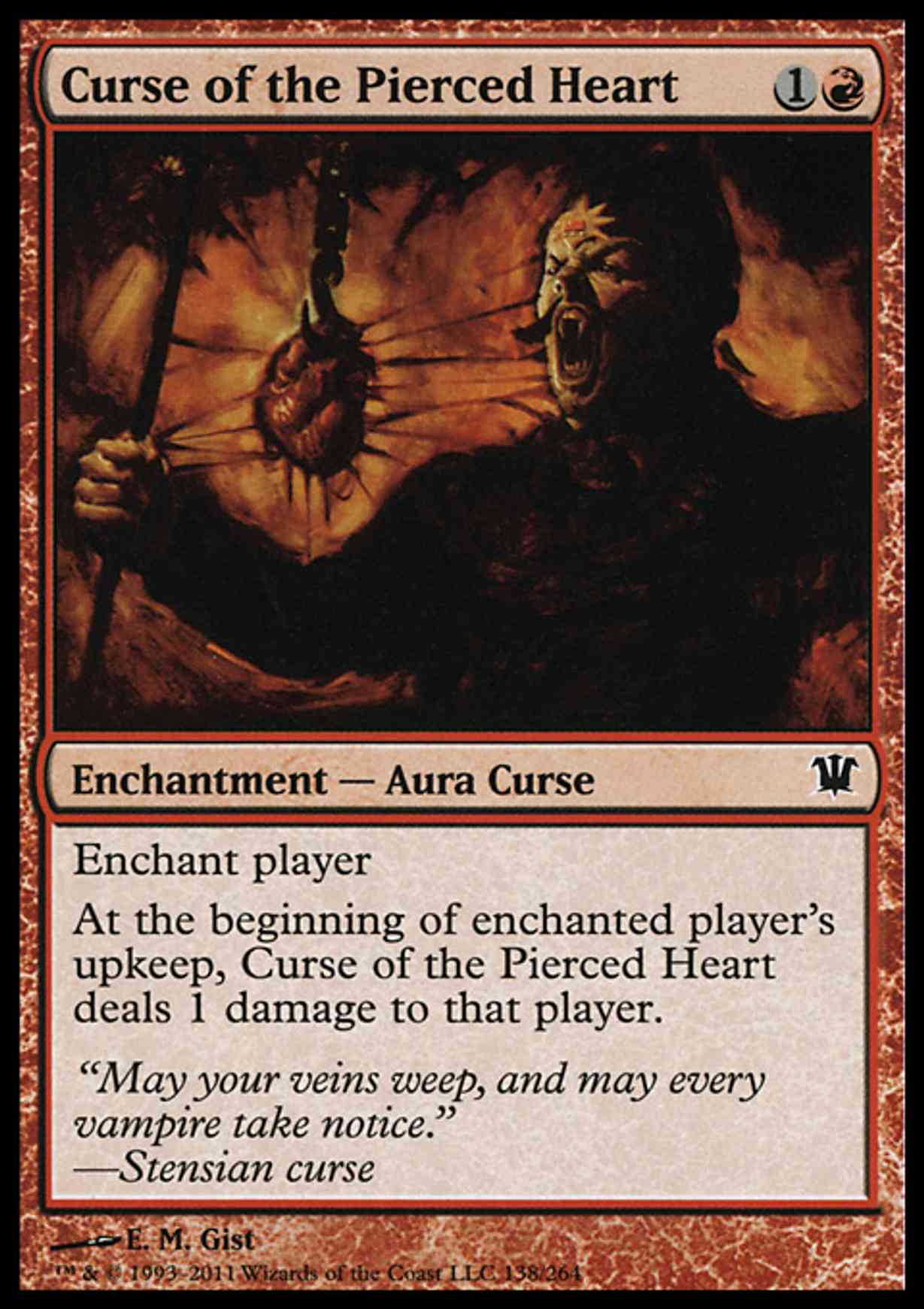 Curse of the Pierced Heart magic card front