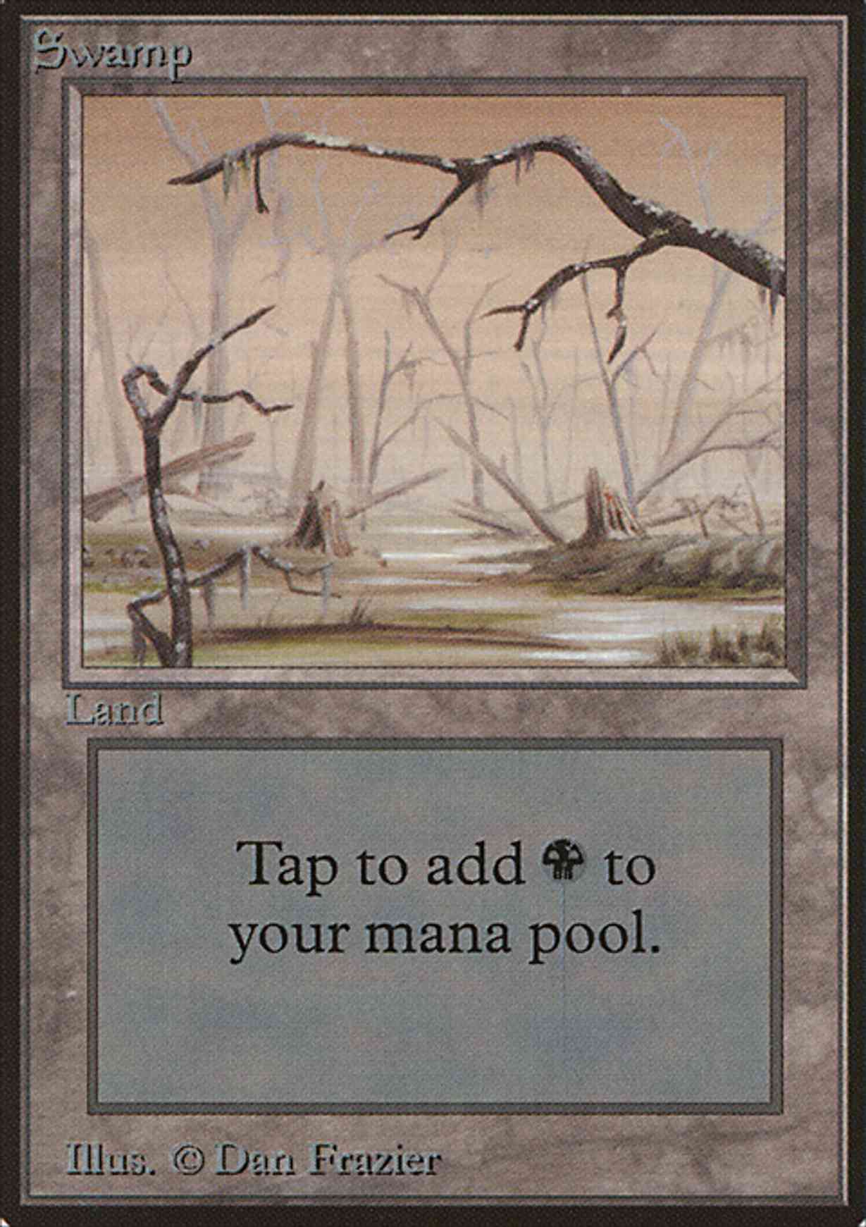 Swamp (B) magic card front