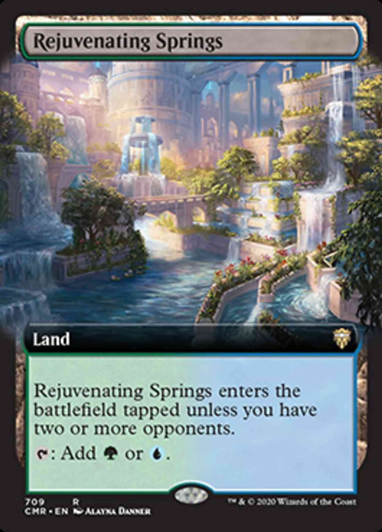 Rejuvenating Springs (Extended Art) magic card front