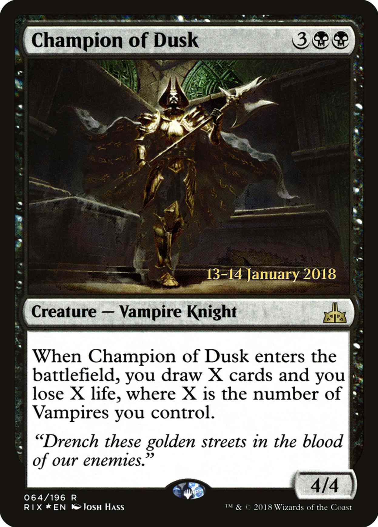 Champion of Dusk magic card front