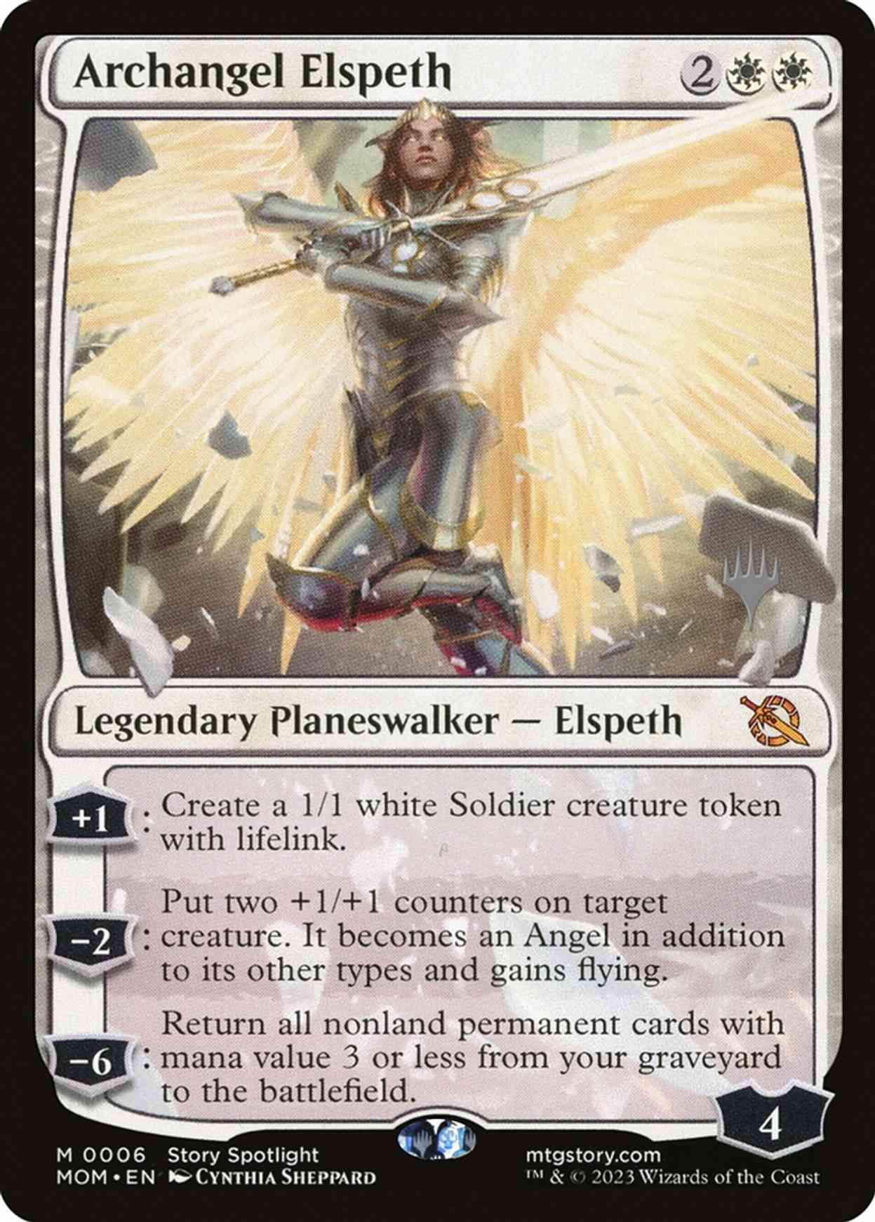 Archangel Elspeth magic card front