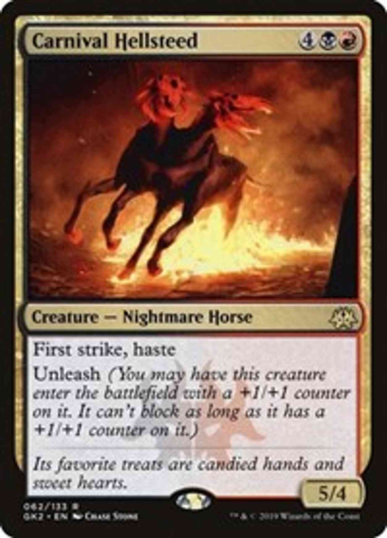 Carnival Hellsteed magic card front