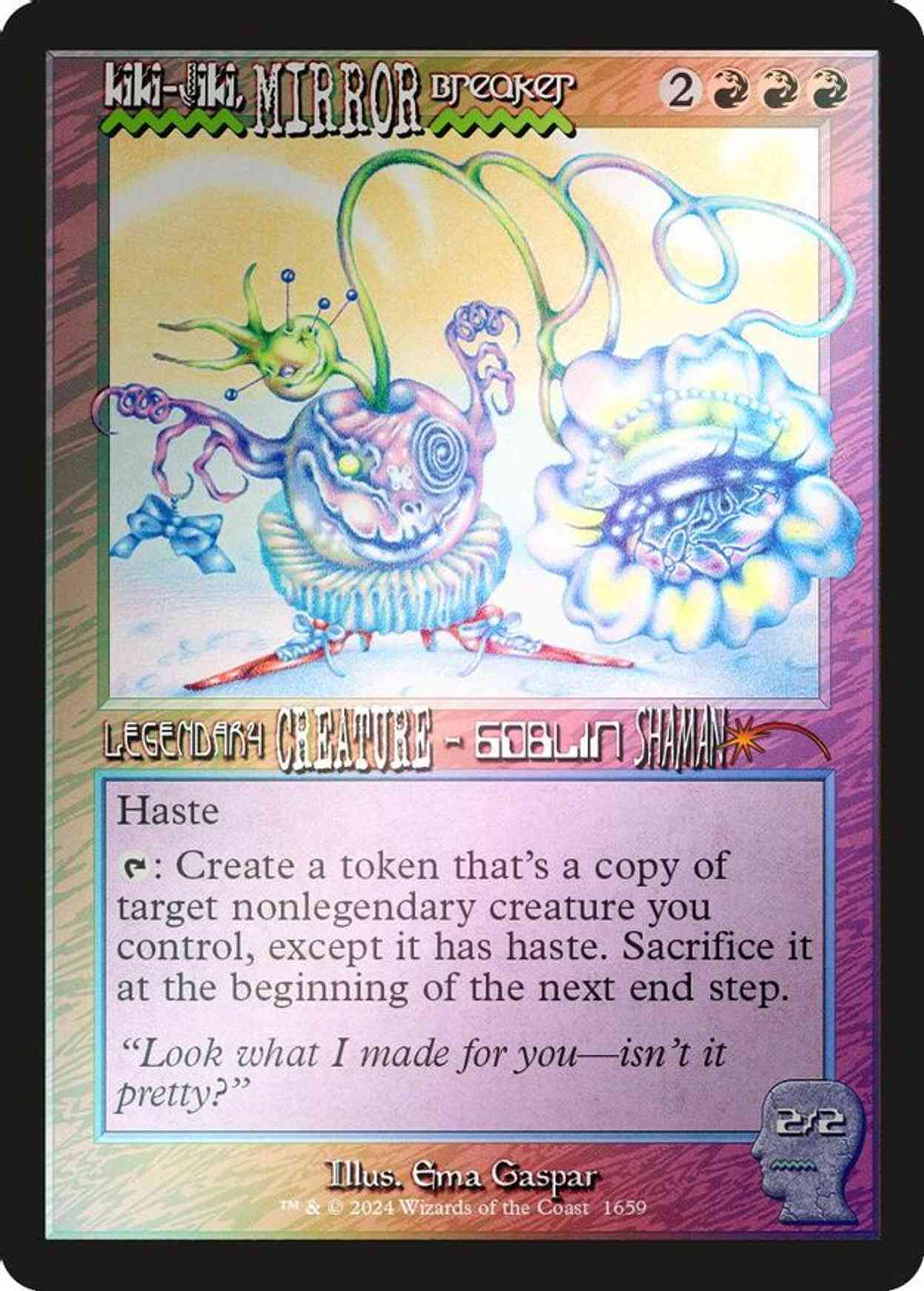 Kiki-Jiki, Mirror Breaker (Rainbow Foil) magic card front