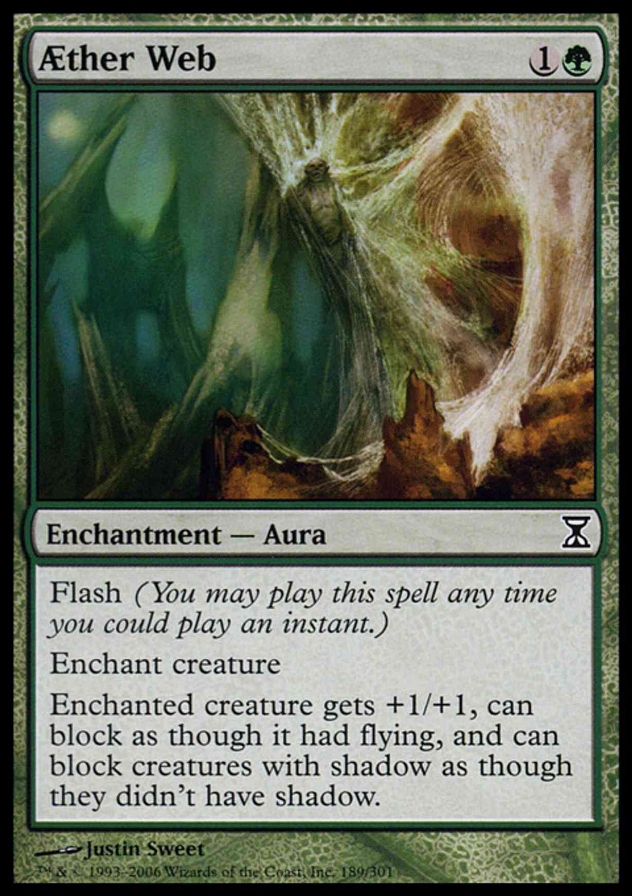 Aether Web magic card front