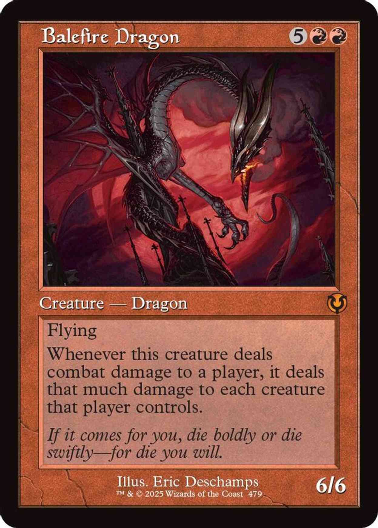 Balefire Dragon (Retro Frame) magic card front