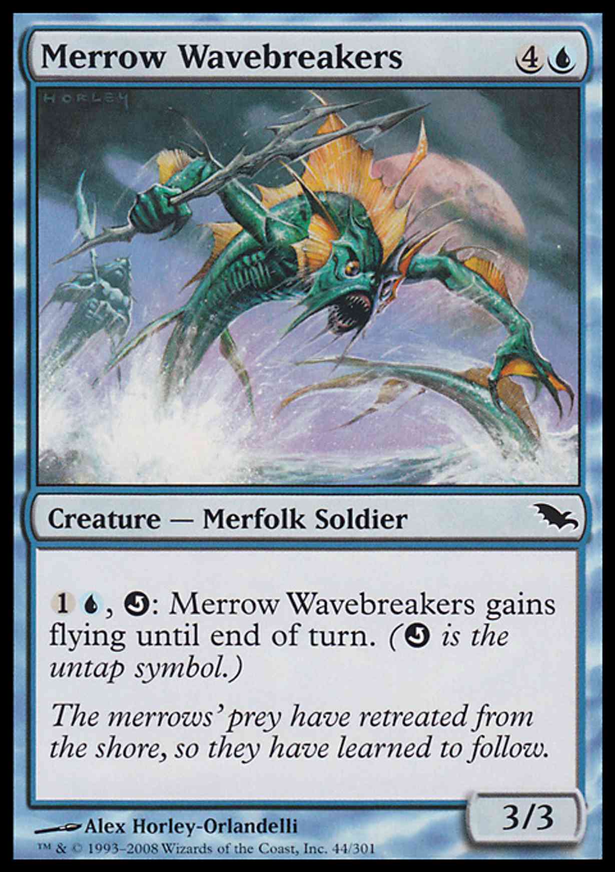 Merrow Wavebreakers magic card front