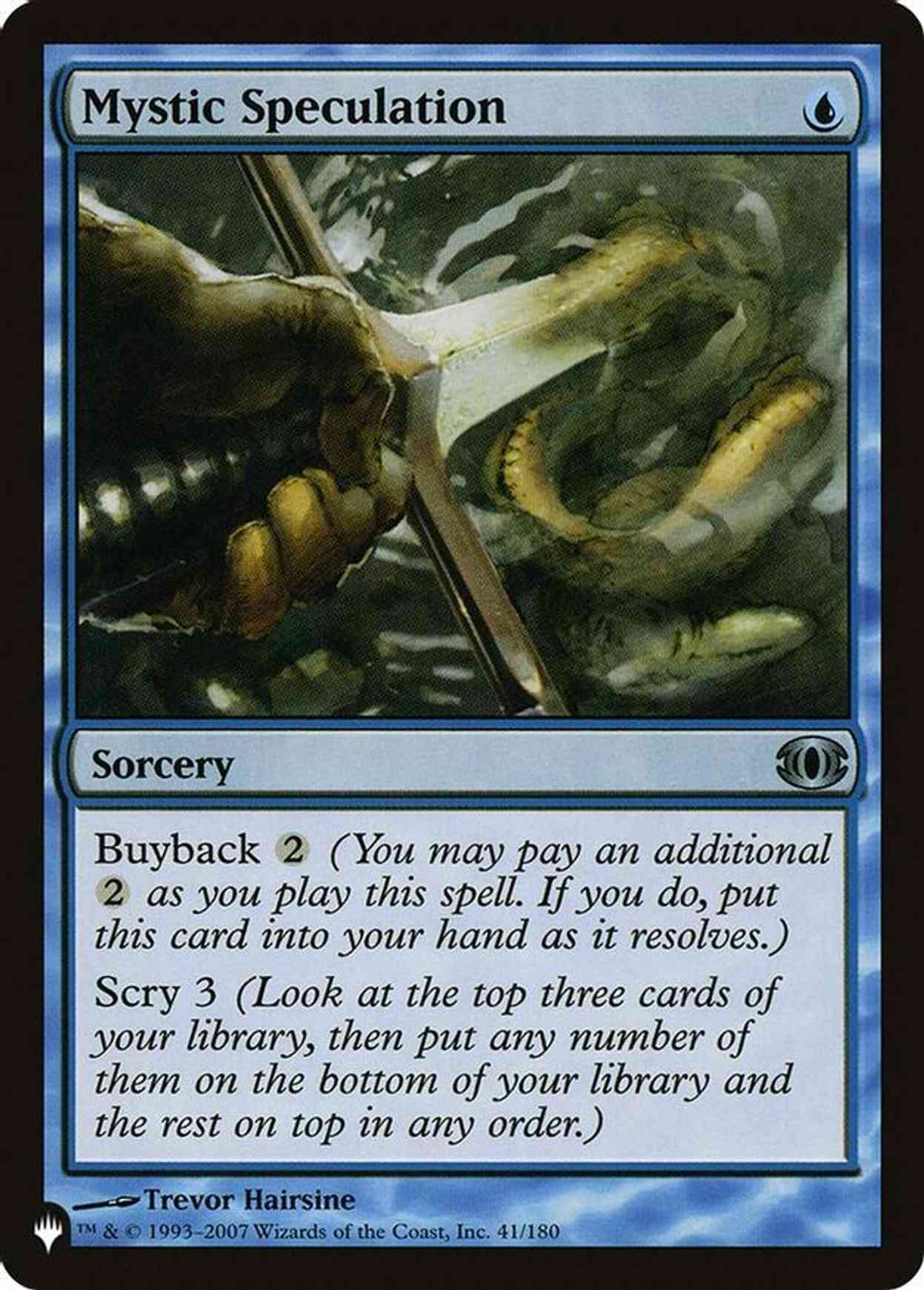 Mystic Speculation magic card front