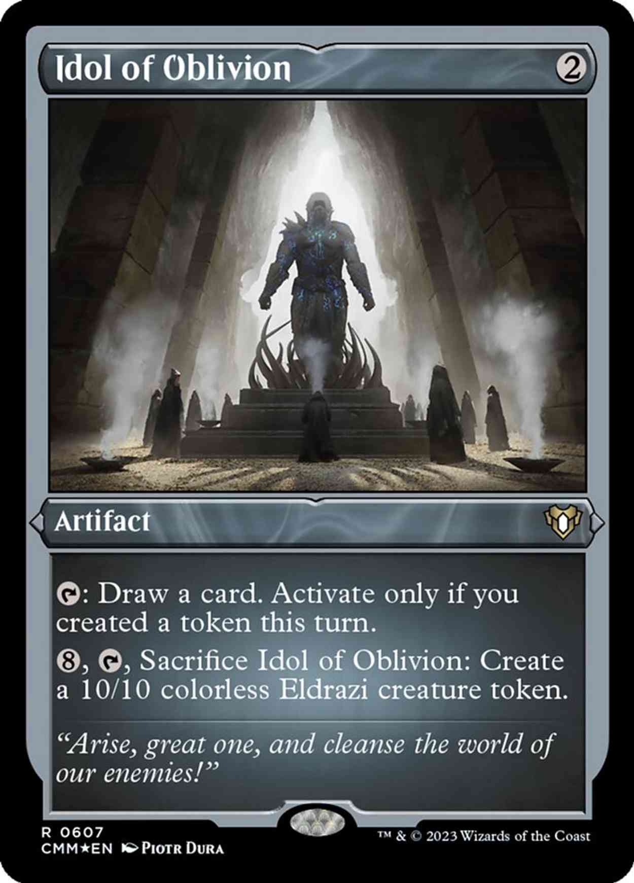 Idol of Oblivion (Foil Etched) magic card front