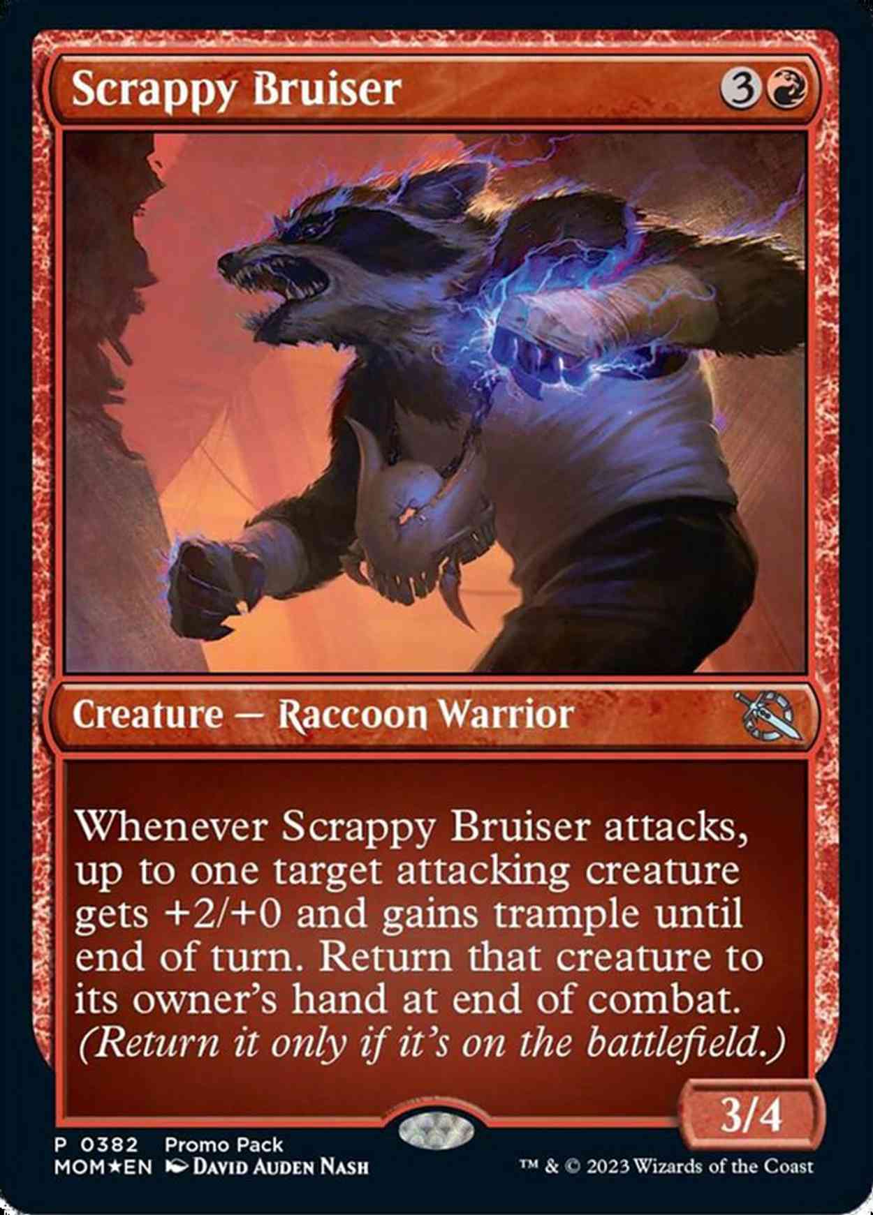 Scrappy Bruiser magic card front