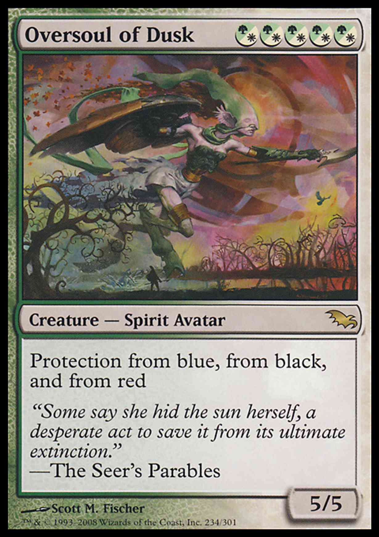 Oversoul of Dusk magic card front