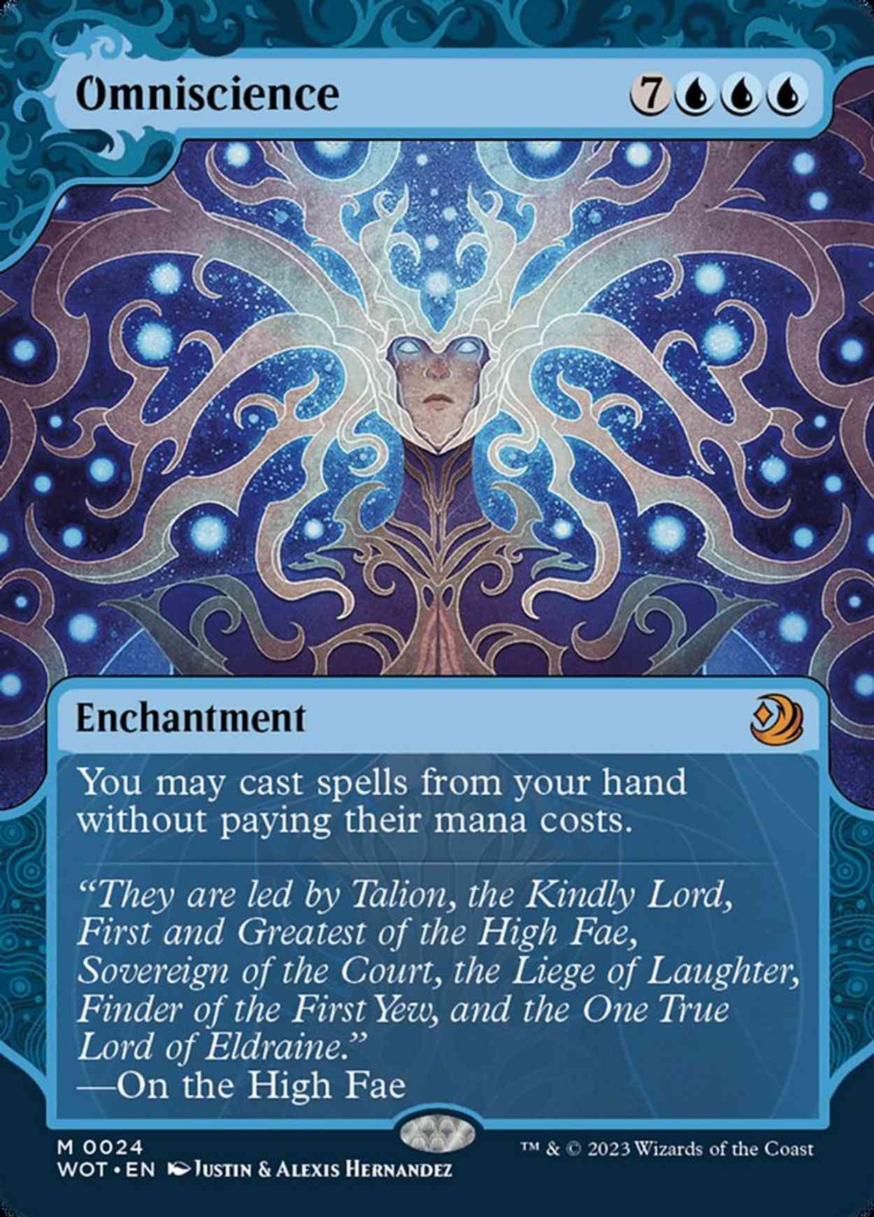 Omniscience magic card front