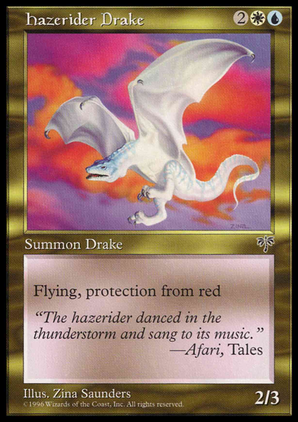 Hazerider Drake magic card front
