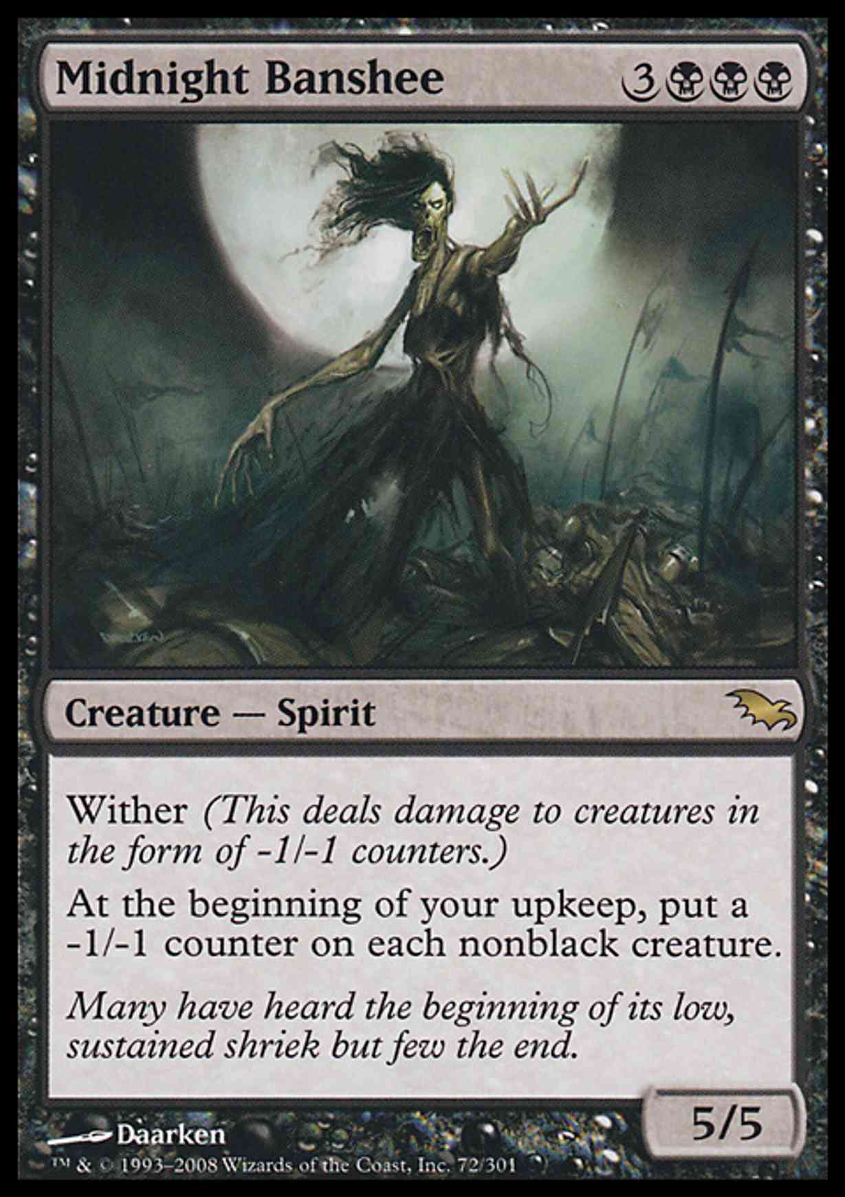 Midnight Banshee magic card front