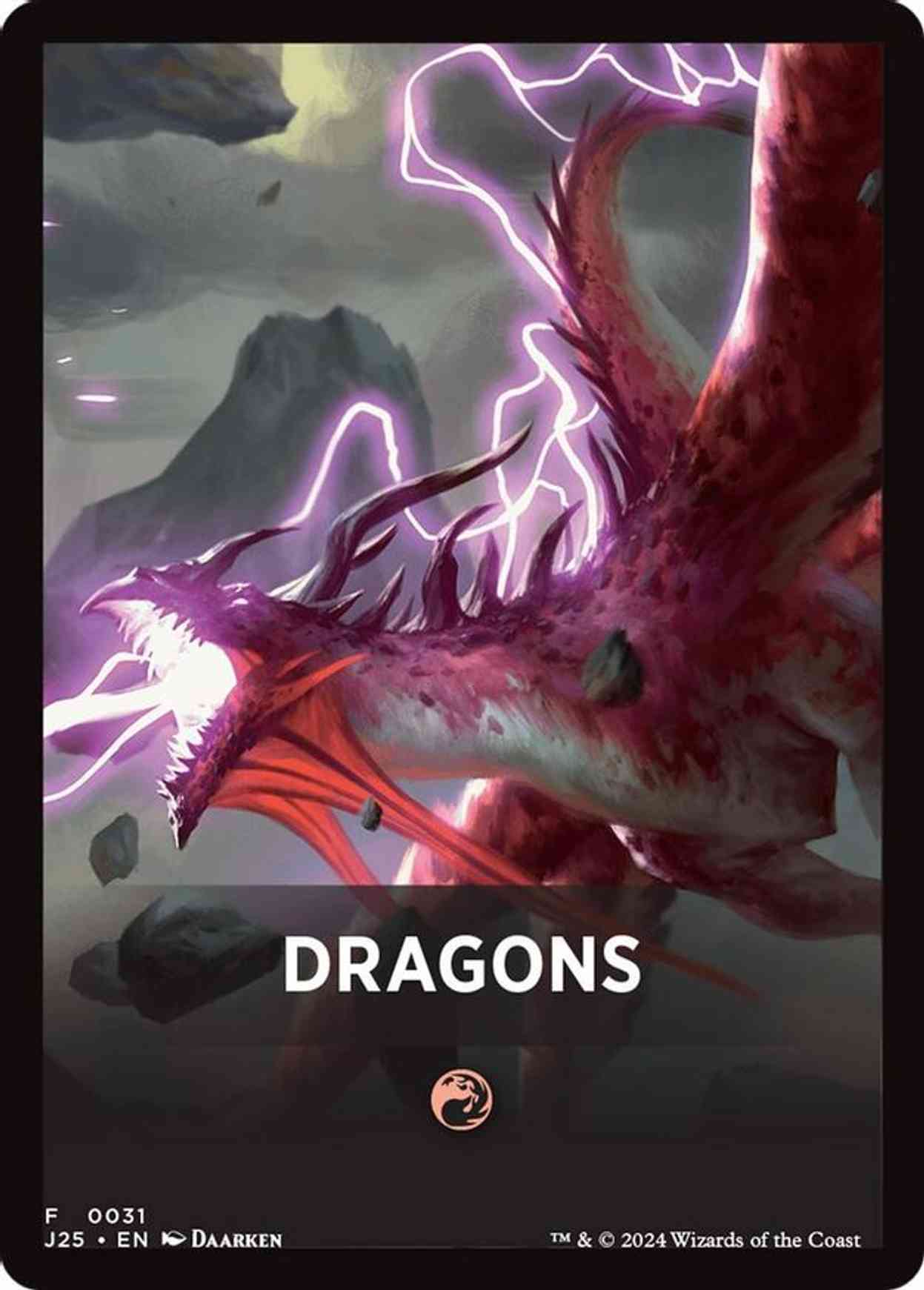 Dragons Theme Card magic card front