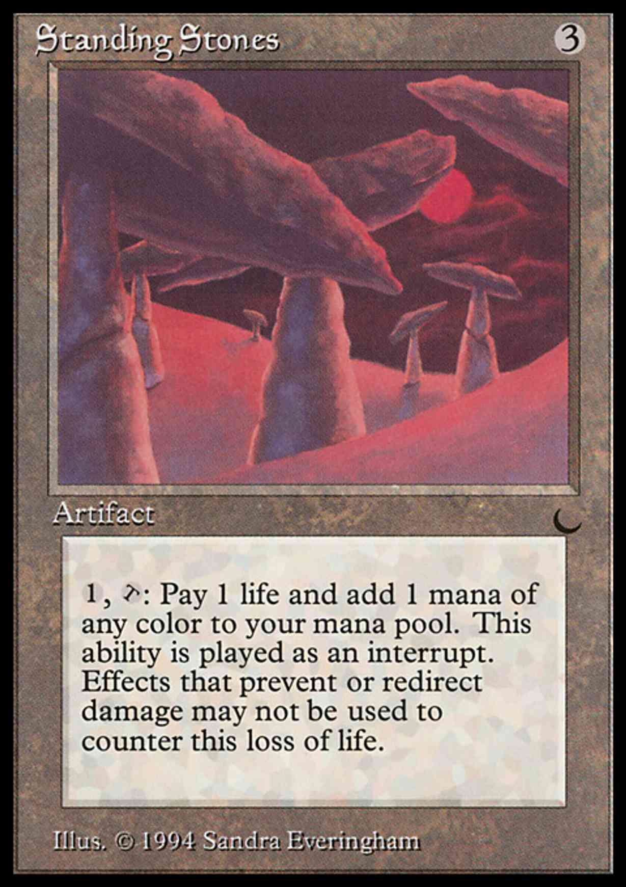 Standing Stones magic card front