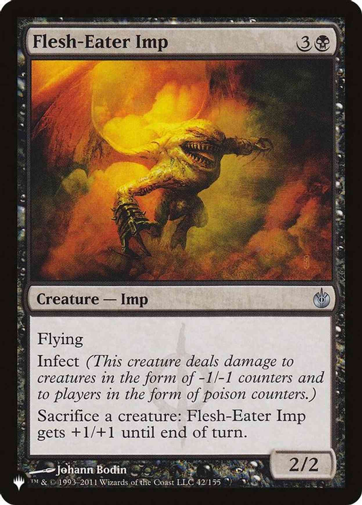 Flesh-Eater Imp magic card front