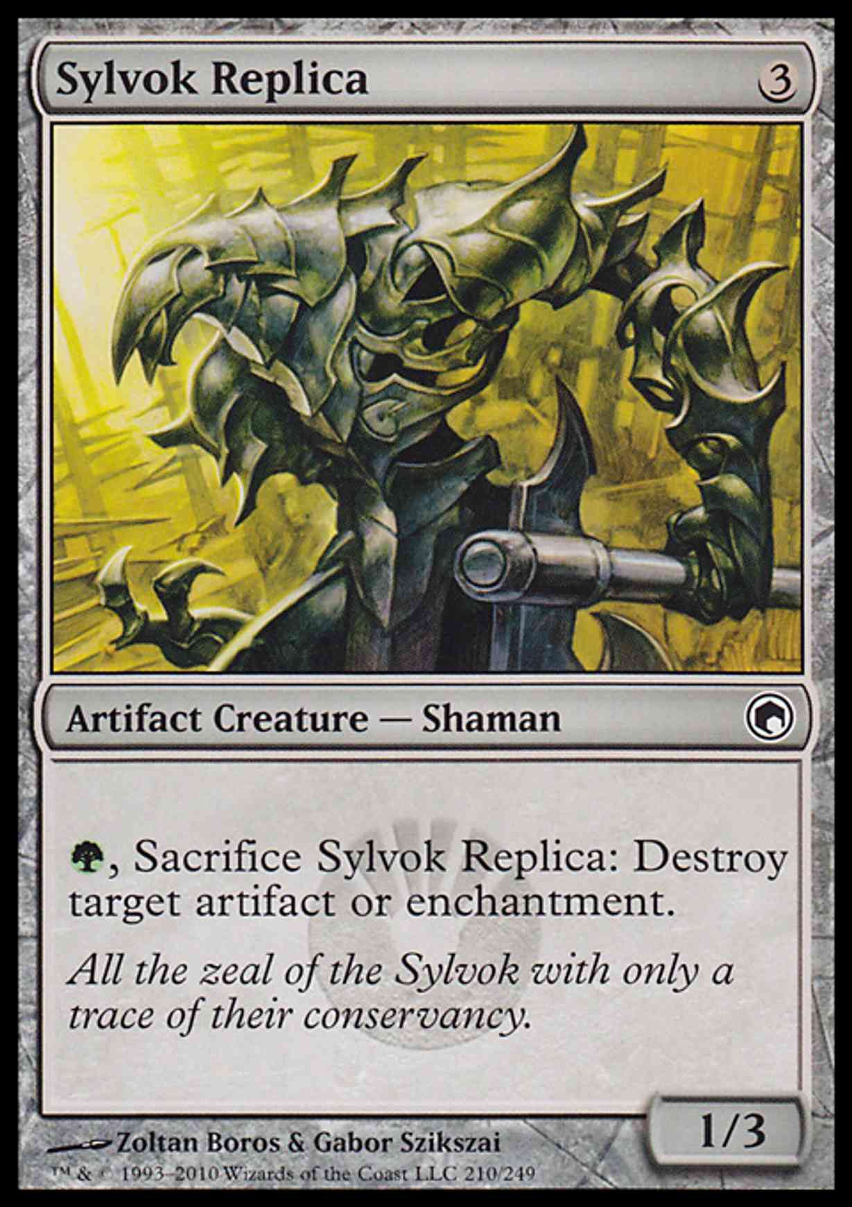 Sylvok Replica magic card front
