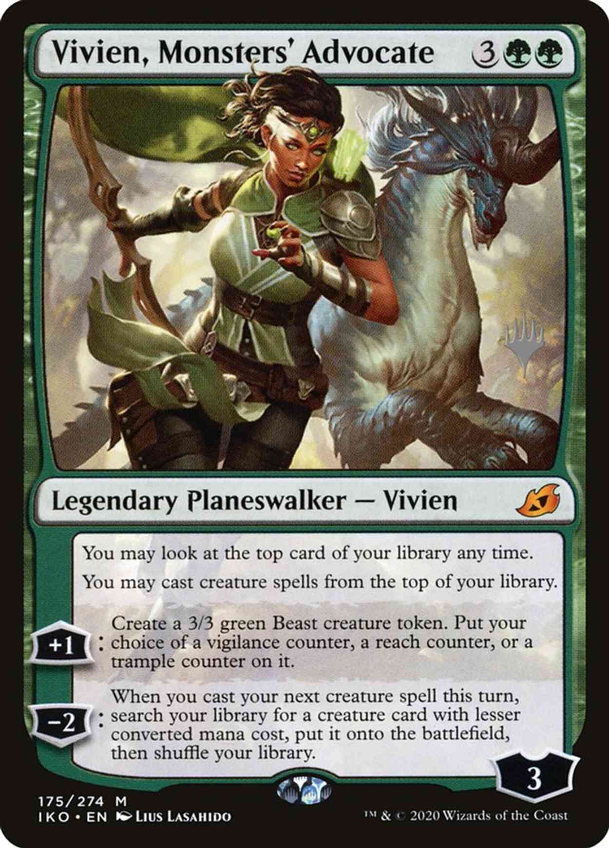 Vivien, Monsters' Advocate magic card front