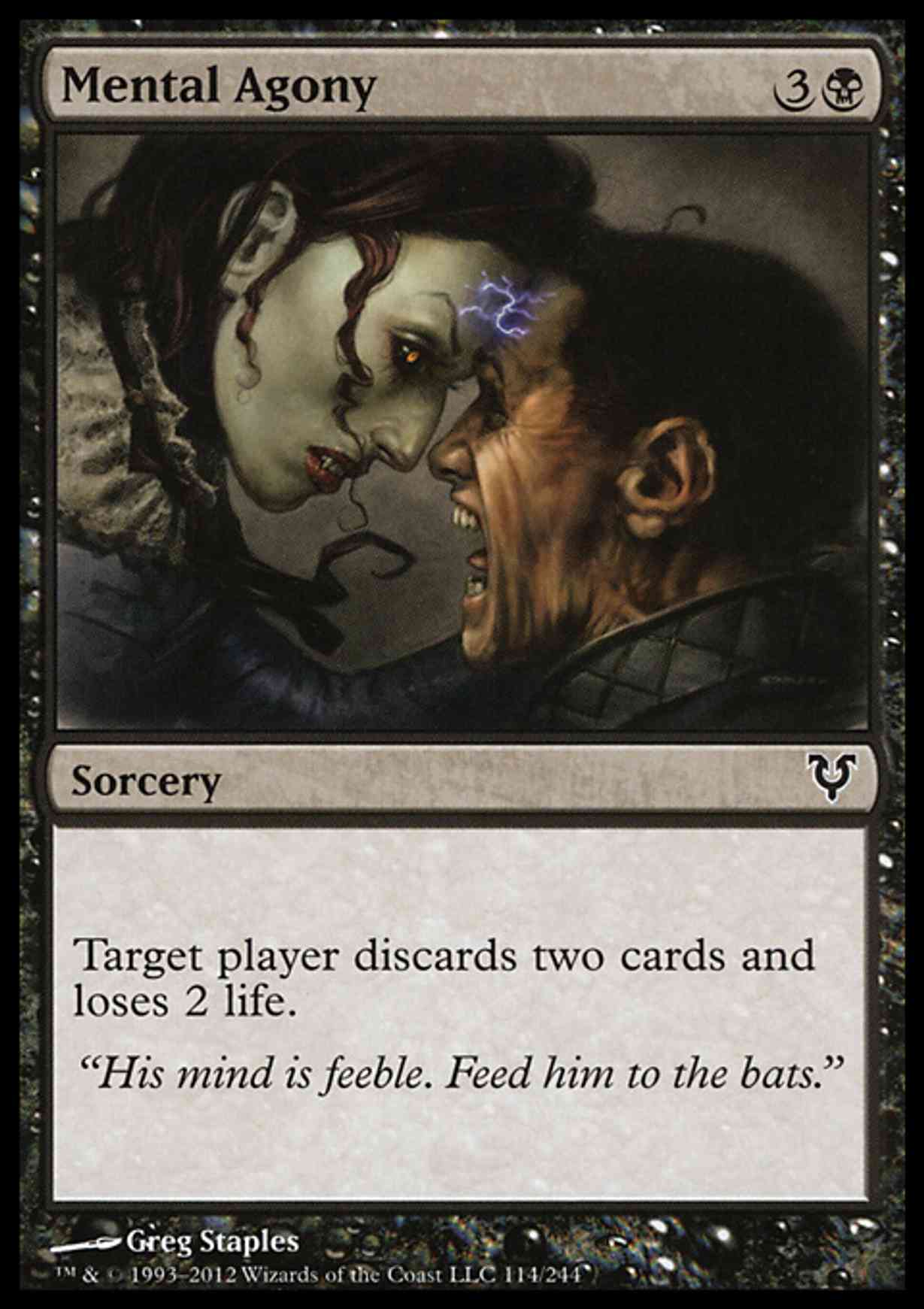 Mental Agony magic card front