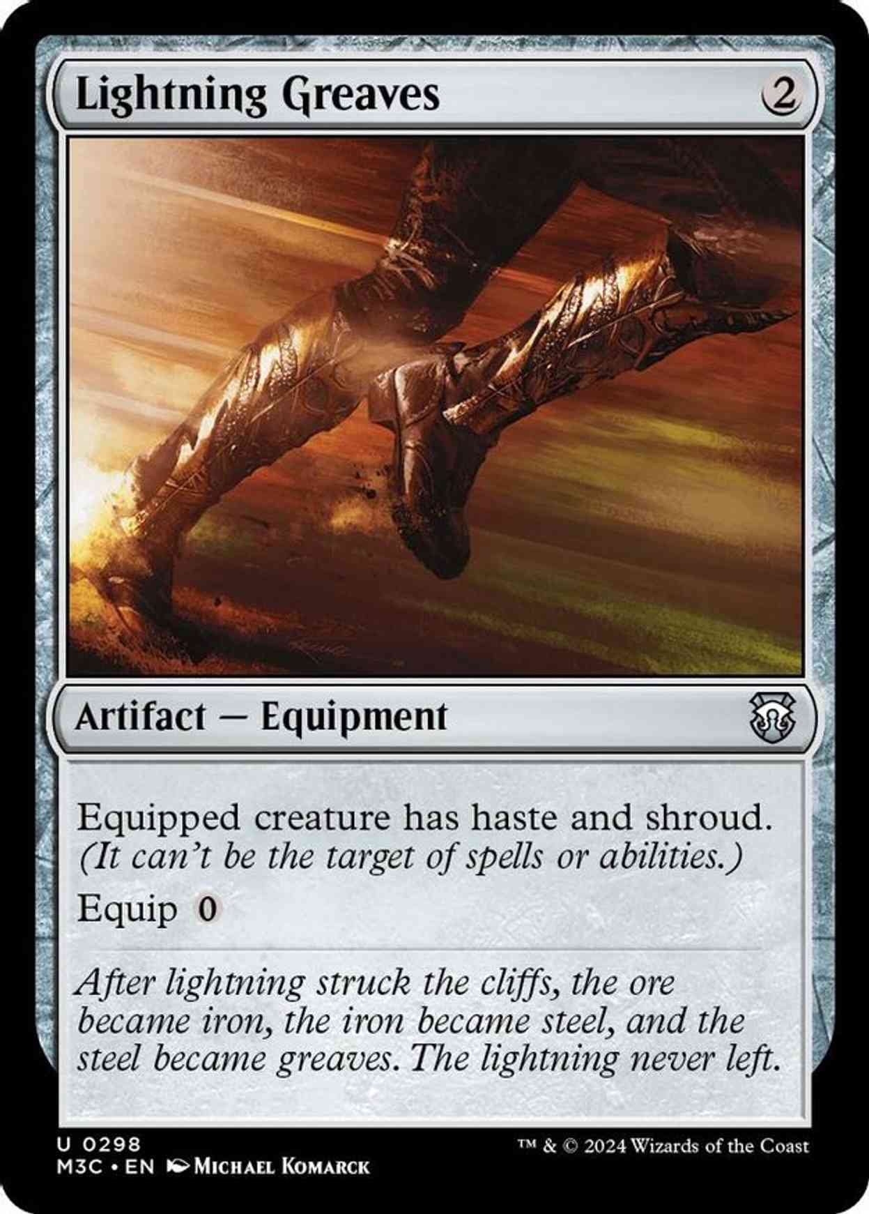 Lightning Greaves (Ripple Foil) magic card front