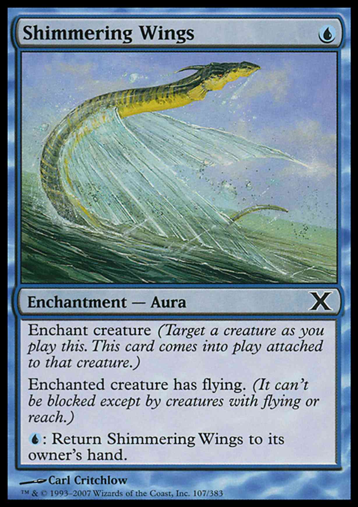 Shimmering Wings magic card front