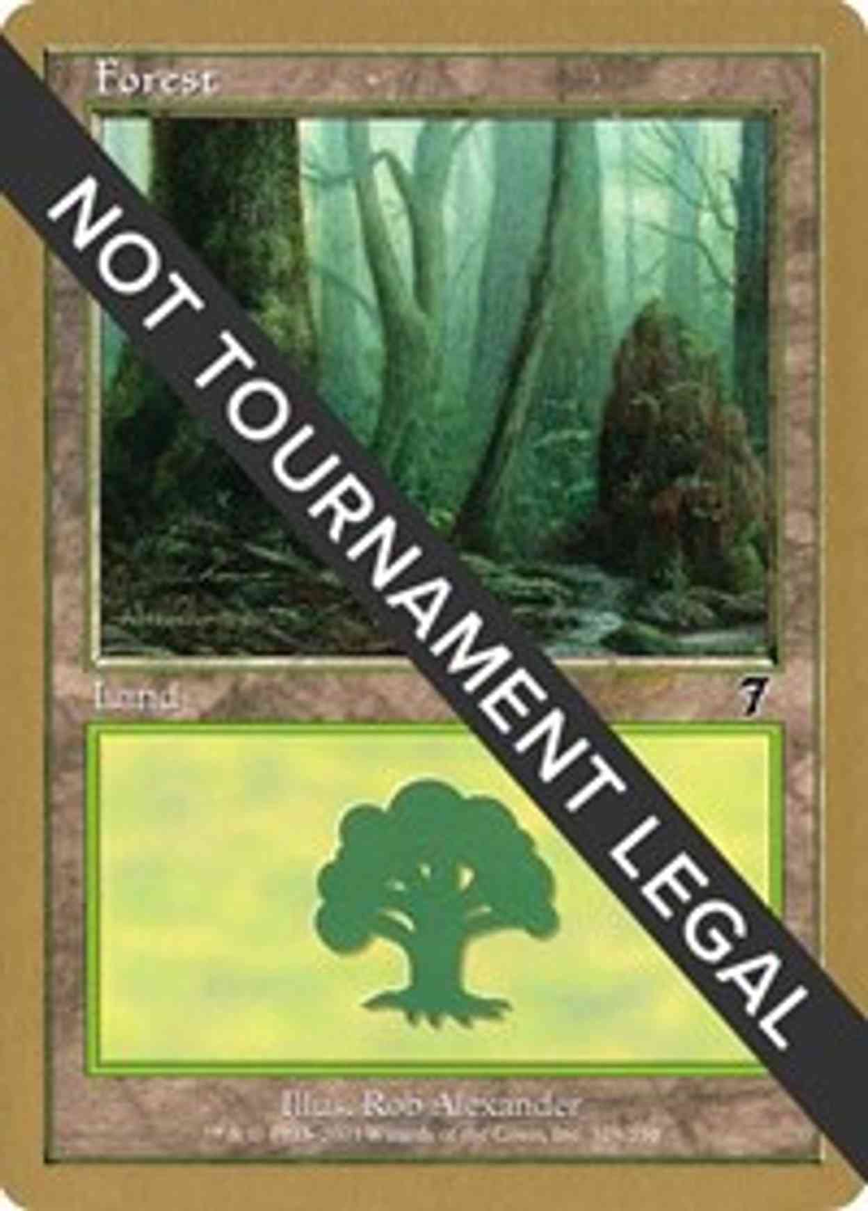 Forest (329) - 2002 Raphael Levy (7ED) magic card front