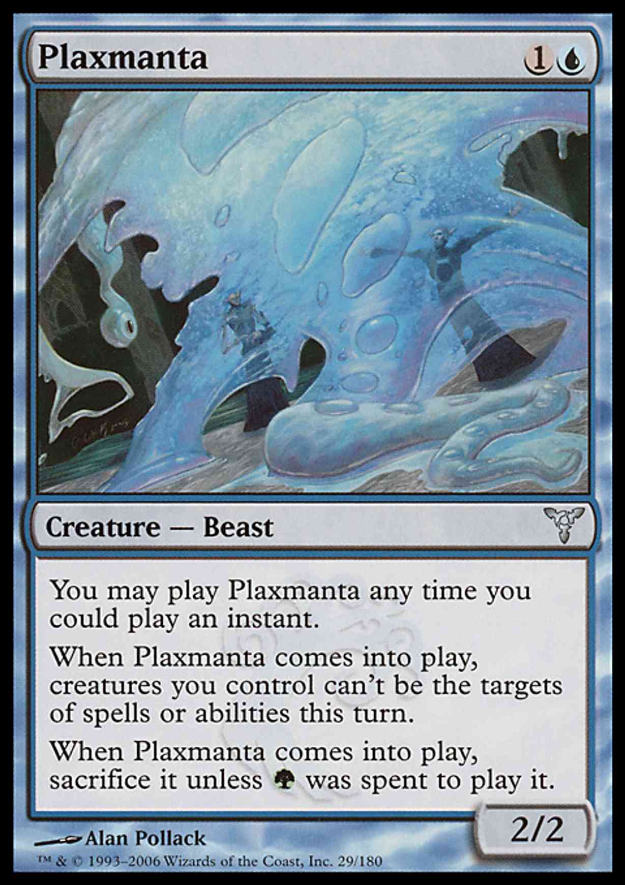 Plaxmanta magic card front