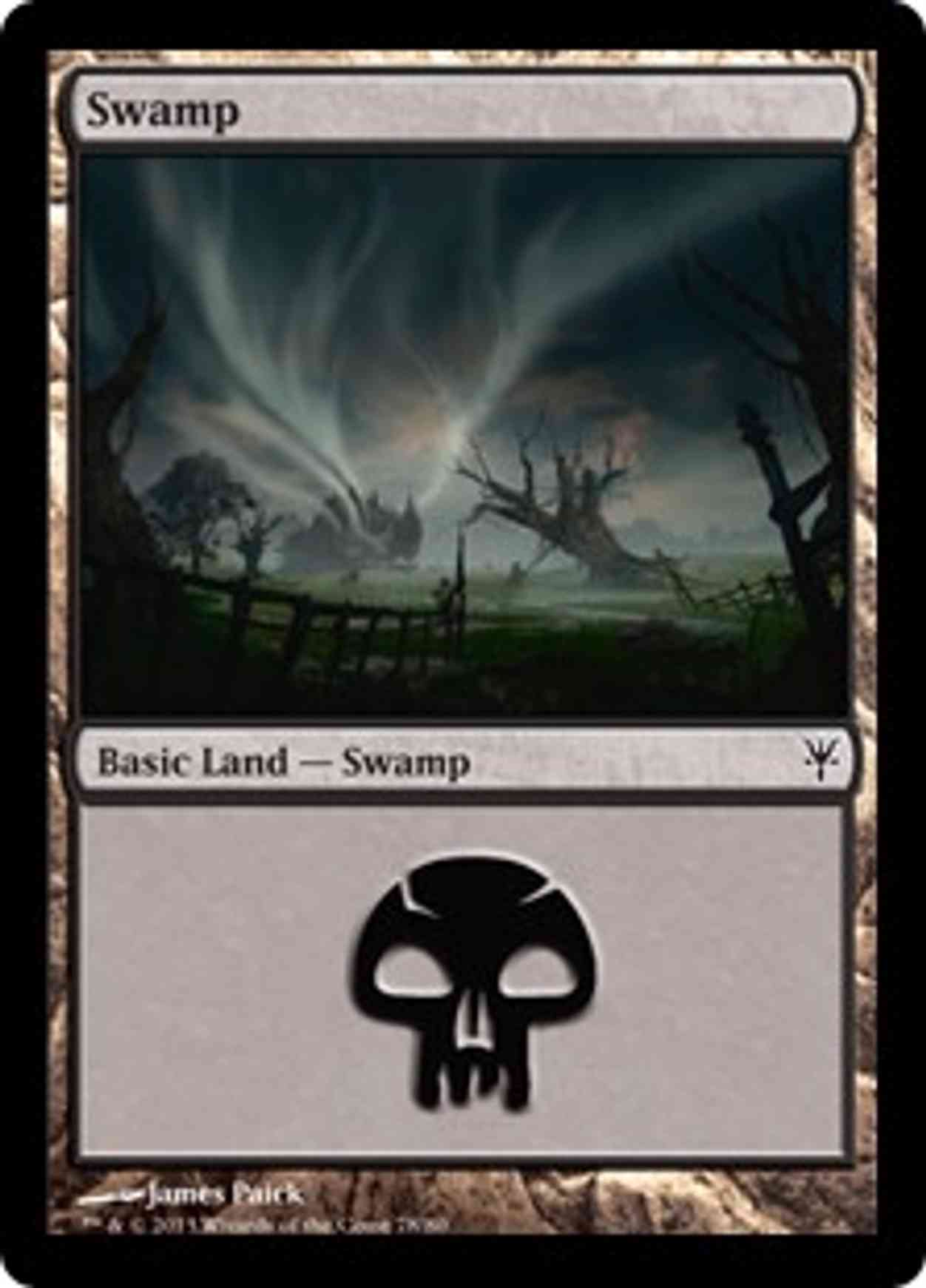 Swamp (78) magic card front